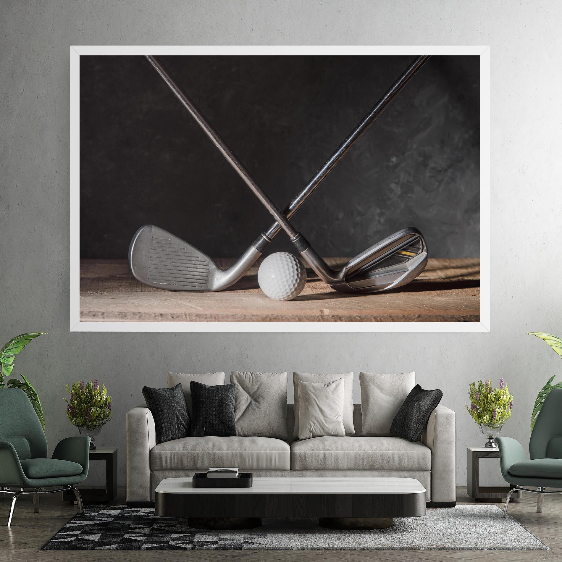 Tablou Canvas Golf Club Ball mockup 7