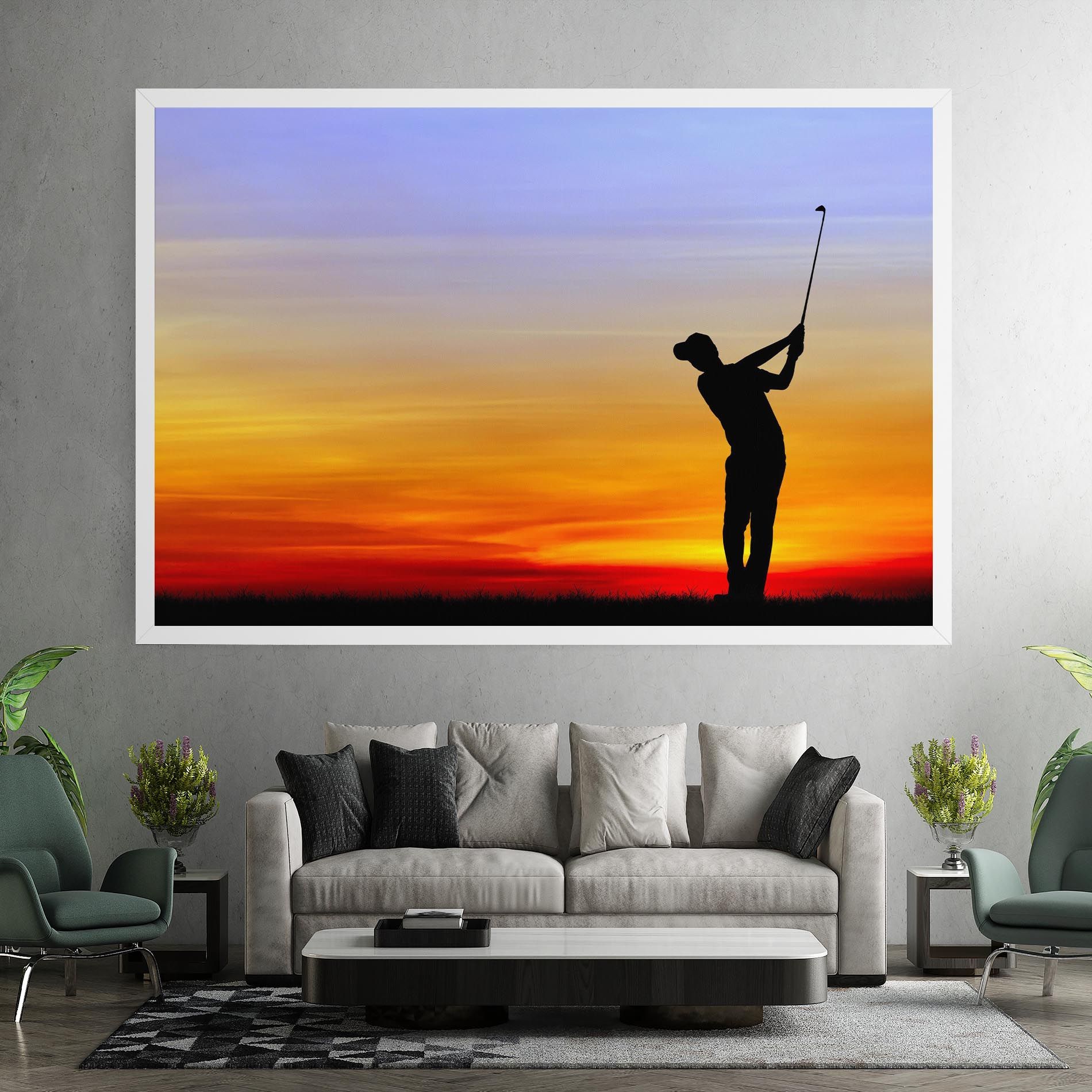 Playing Golf Sunrise mockup 7