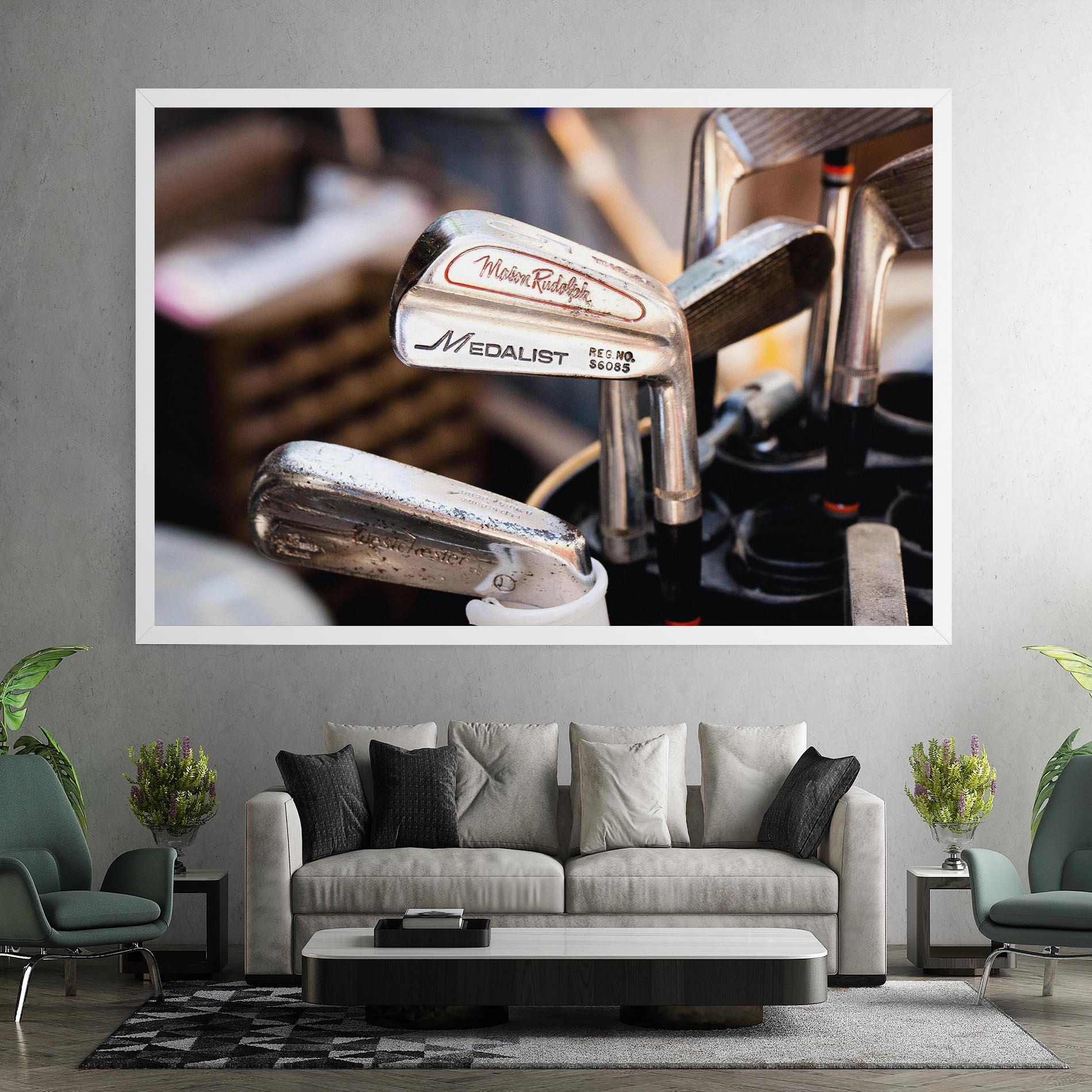 Tablou Canvas Silver Golf Club mockup 7