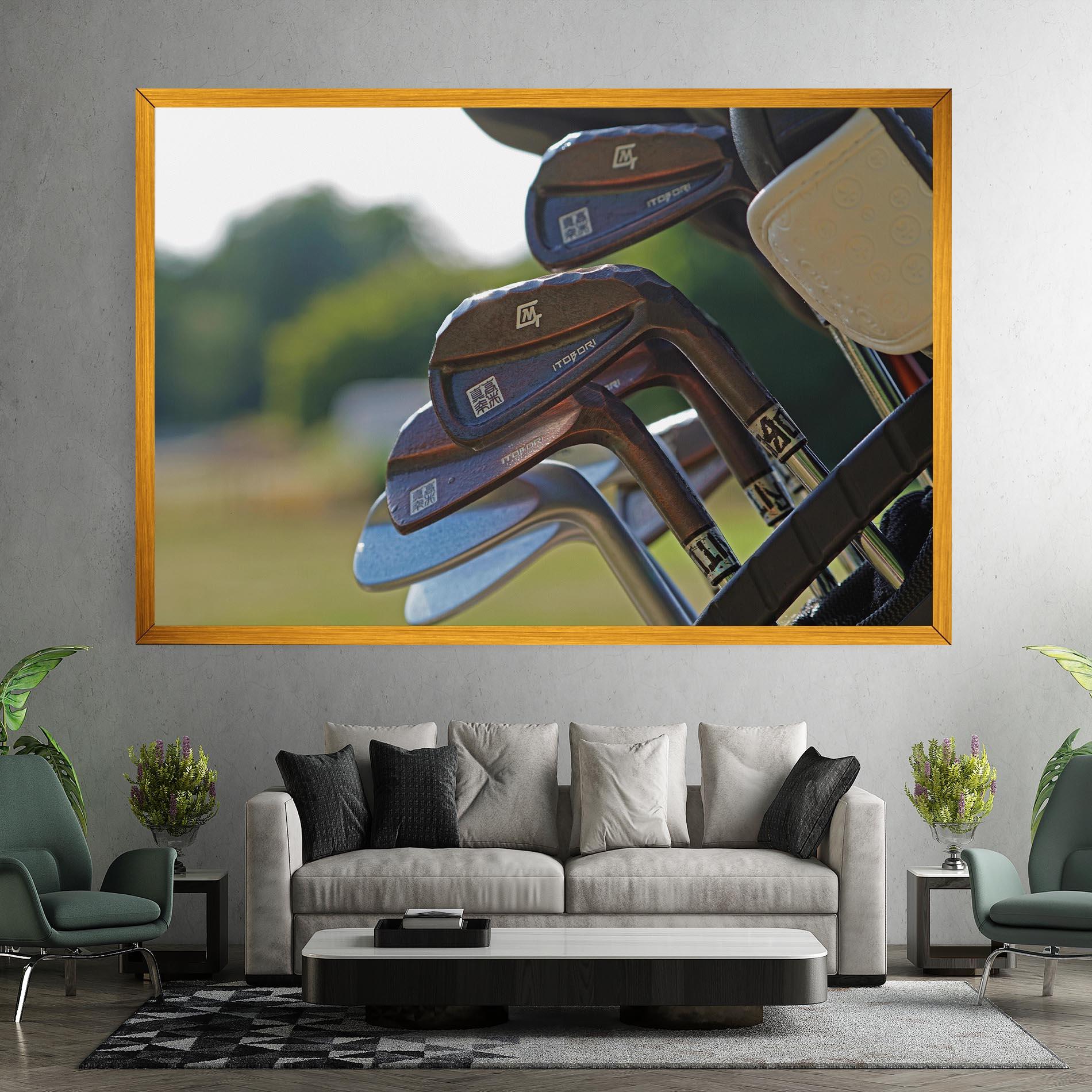 Tablou Canvas Brown Golf Club mockup 7