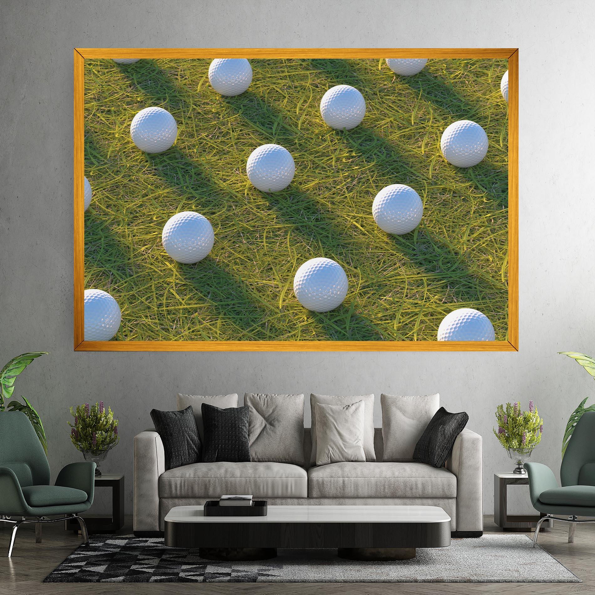 Tablou Canvas Golf Ball On Grass mockup 7