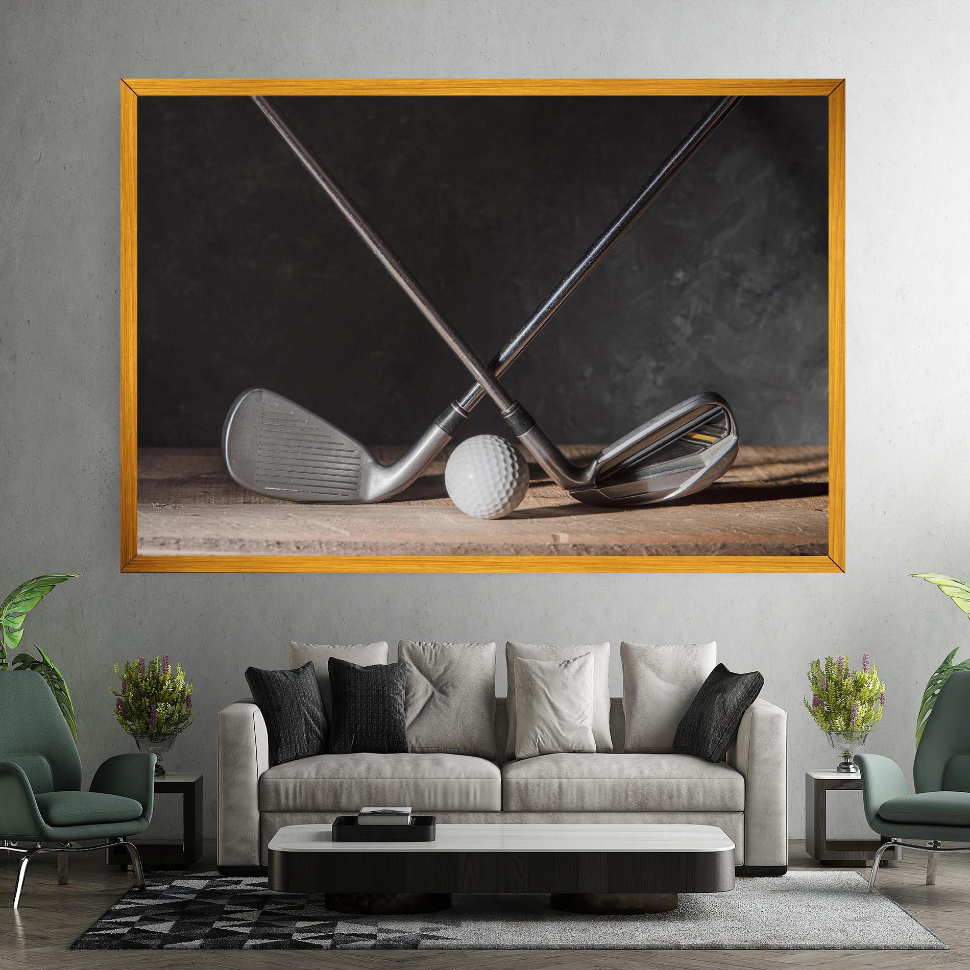 Tablou Canvas Golf Club Ball mockup 7