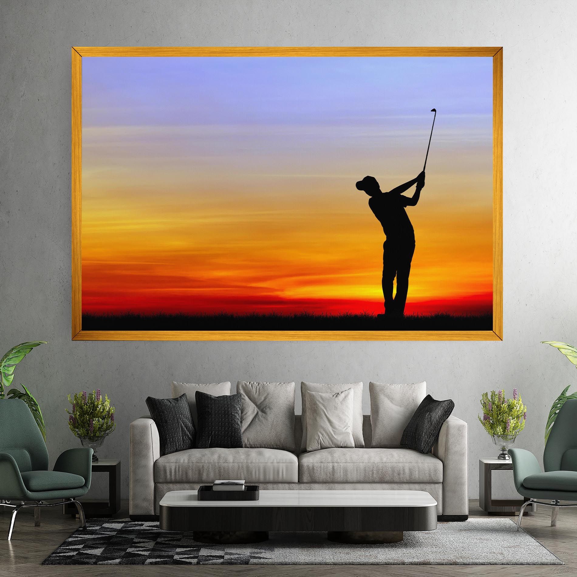 Playing Golf Sunrise mockup 7
