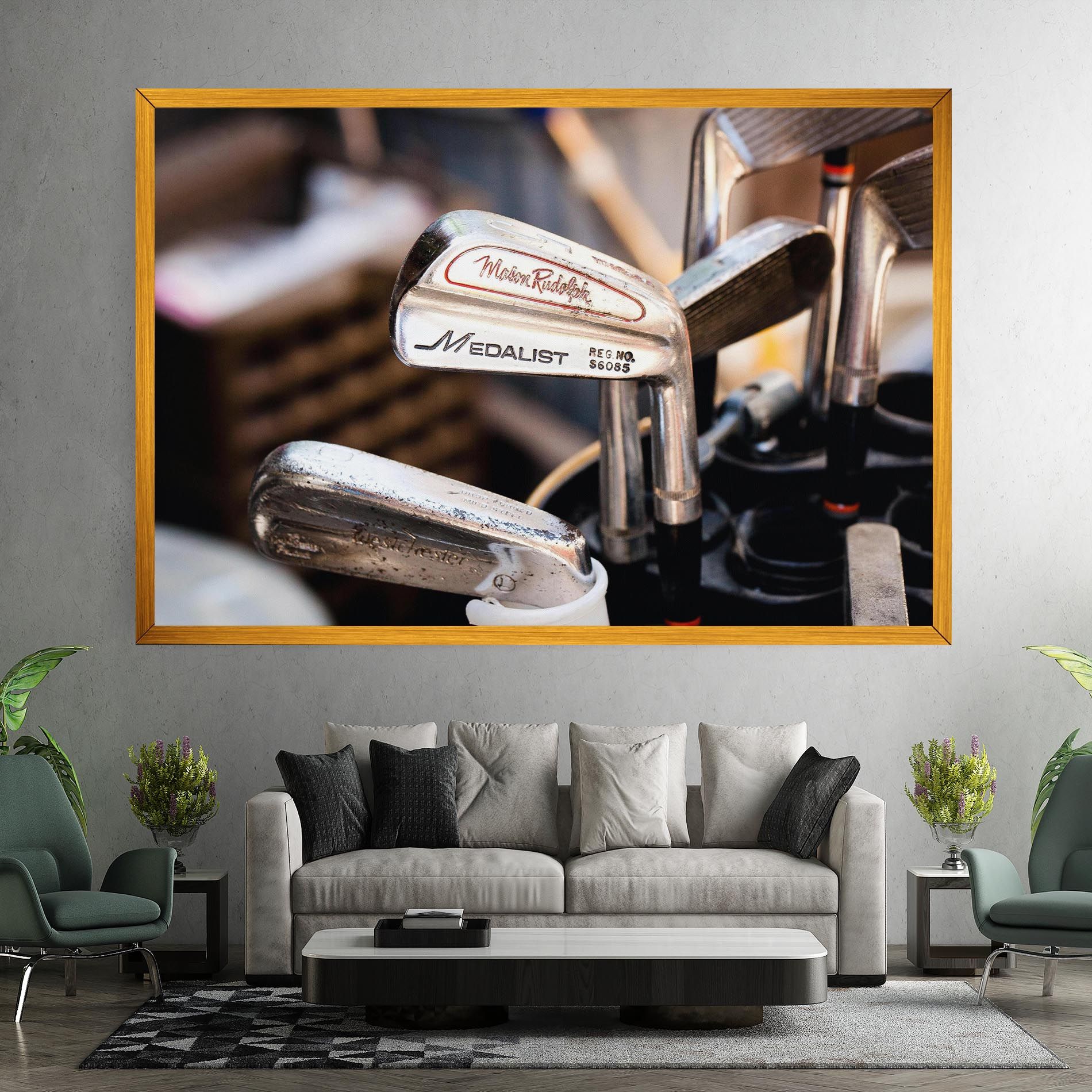 Silver Golf Club mockup 7