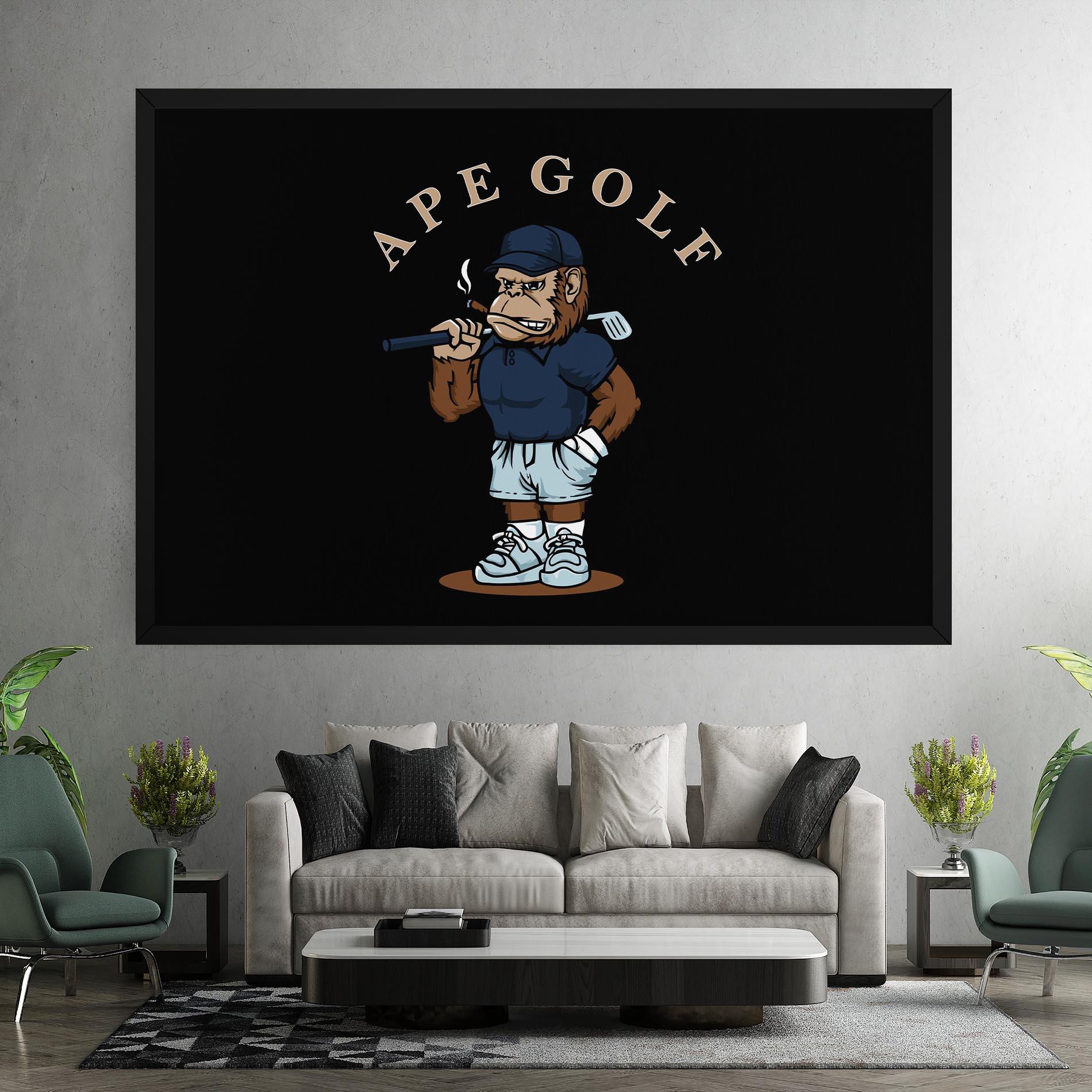 Tablou Canvas Ape Golf mockup 7