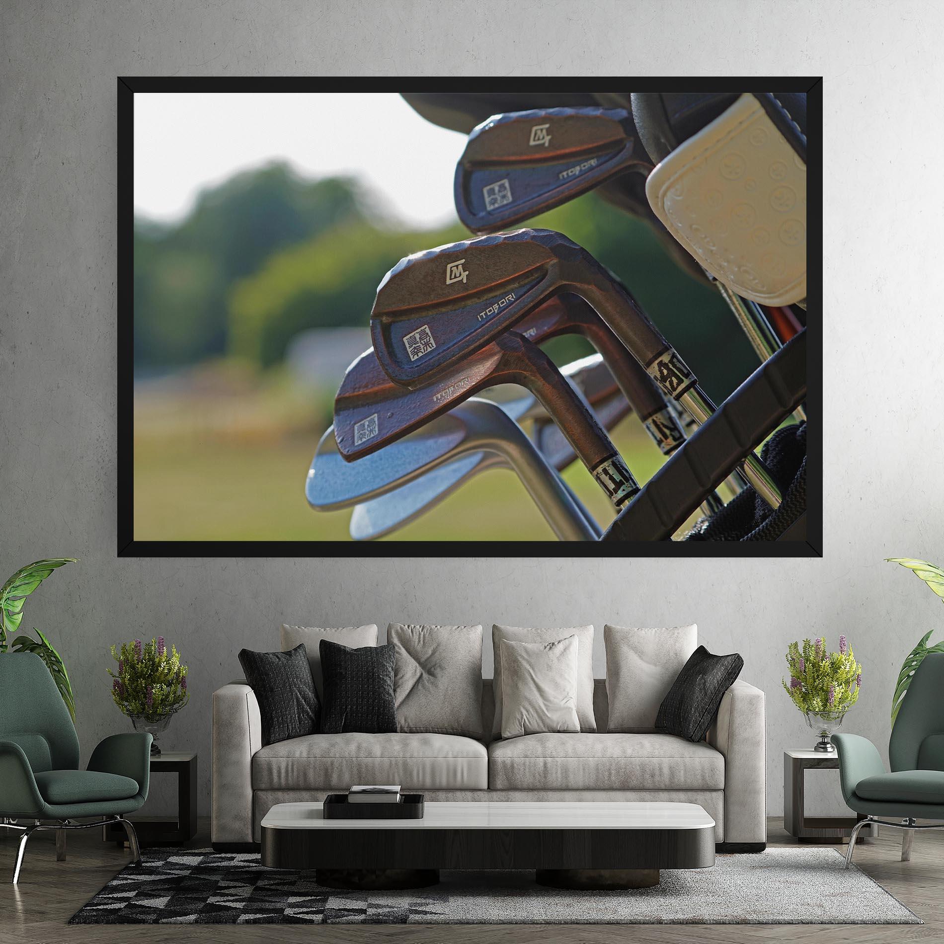 Tablou Canvas Brown Golf Club mockup 7