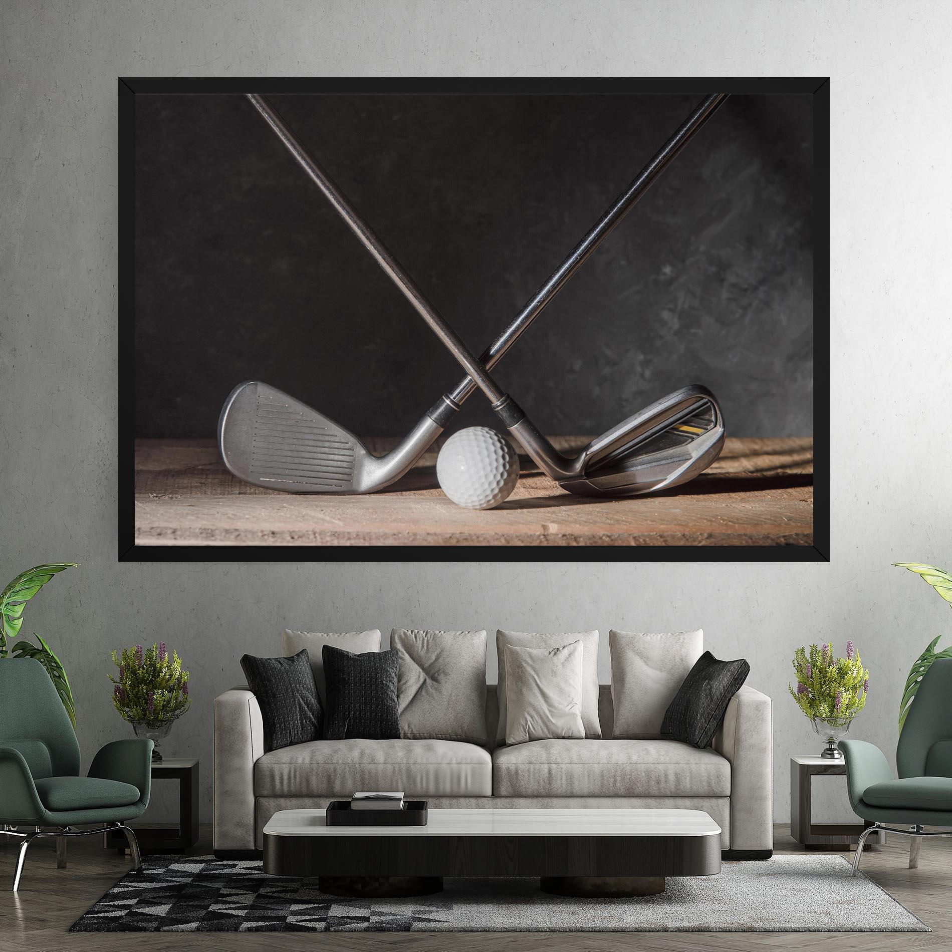 Tablou Canvas Golf Club Ball mockup 7