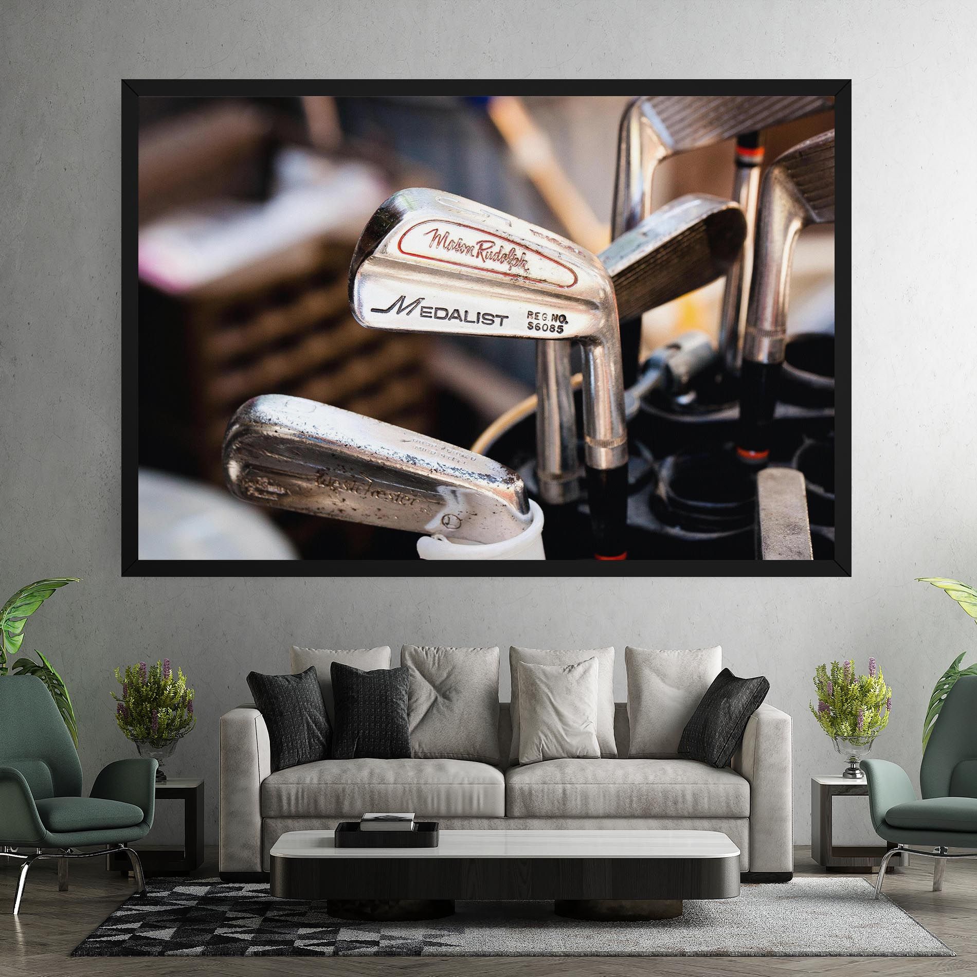 Silver Golf Club mockup 7