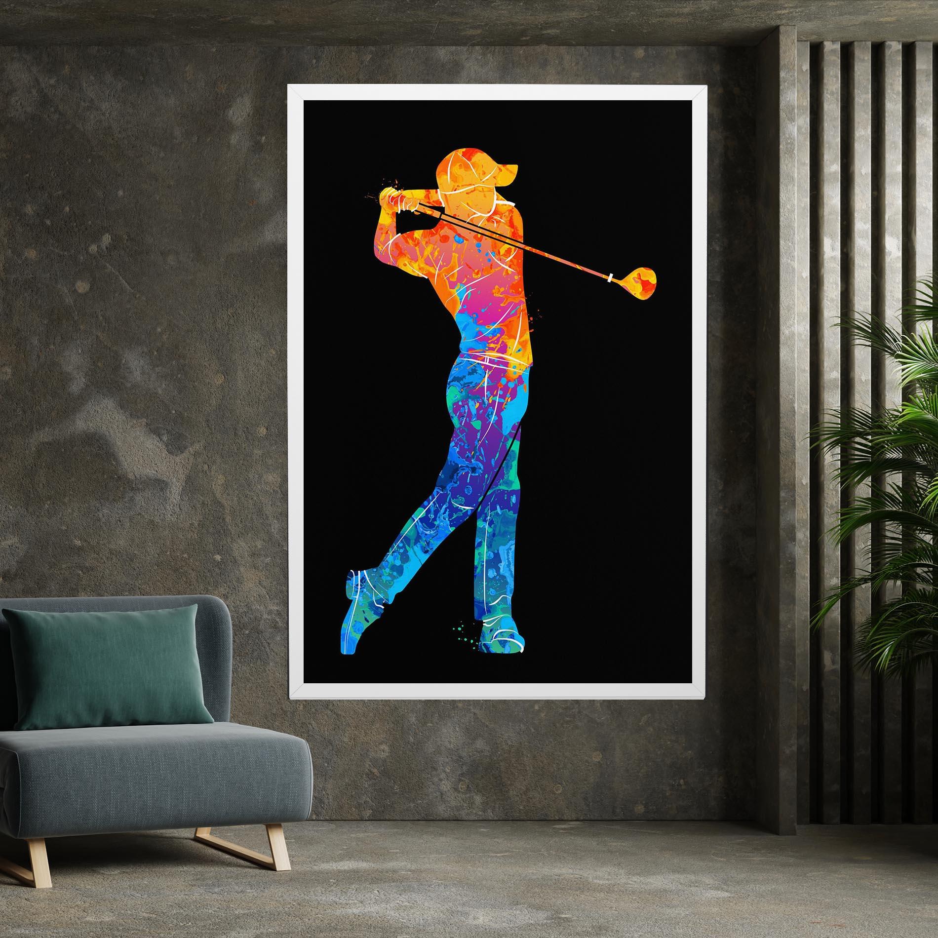 Tablou Canvas Color Mix Golf mockup 7