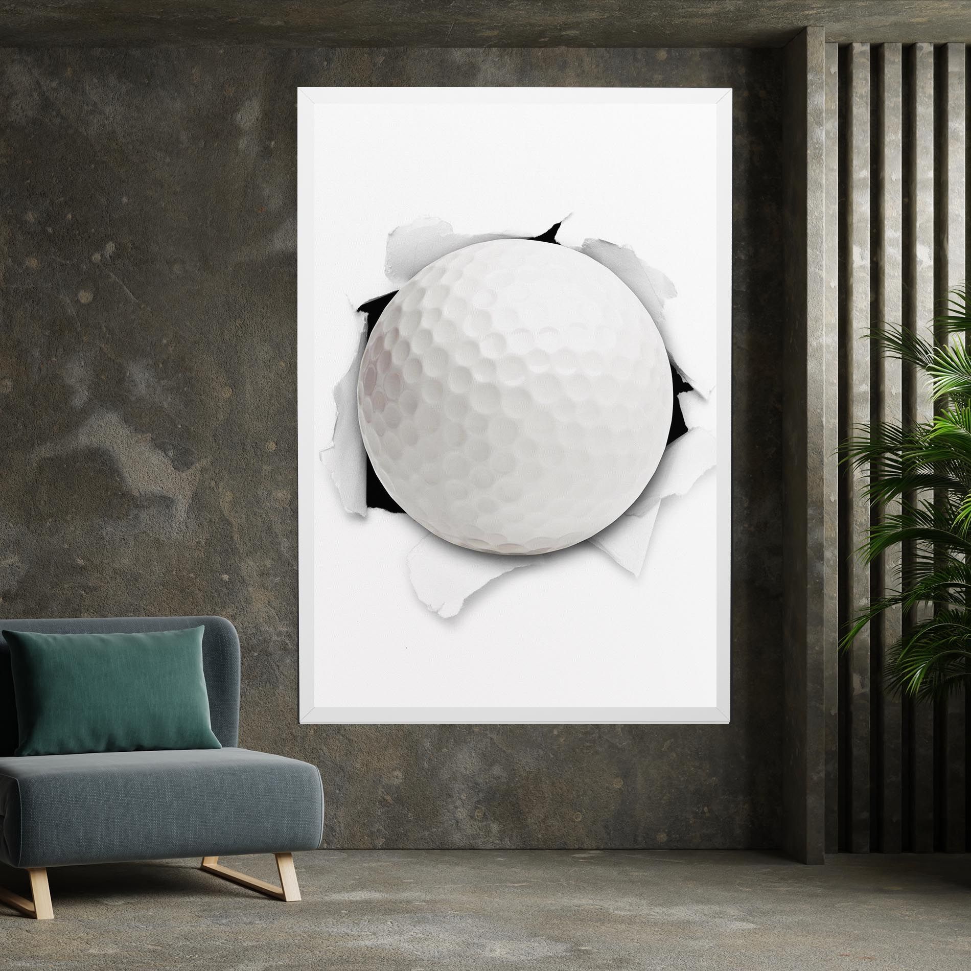 Golf Ball Bursting Hole mockup 7
