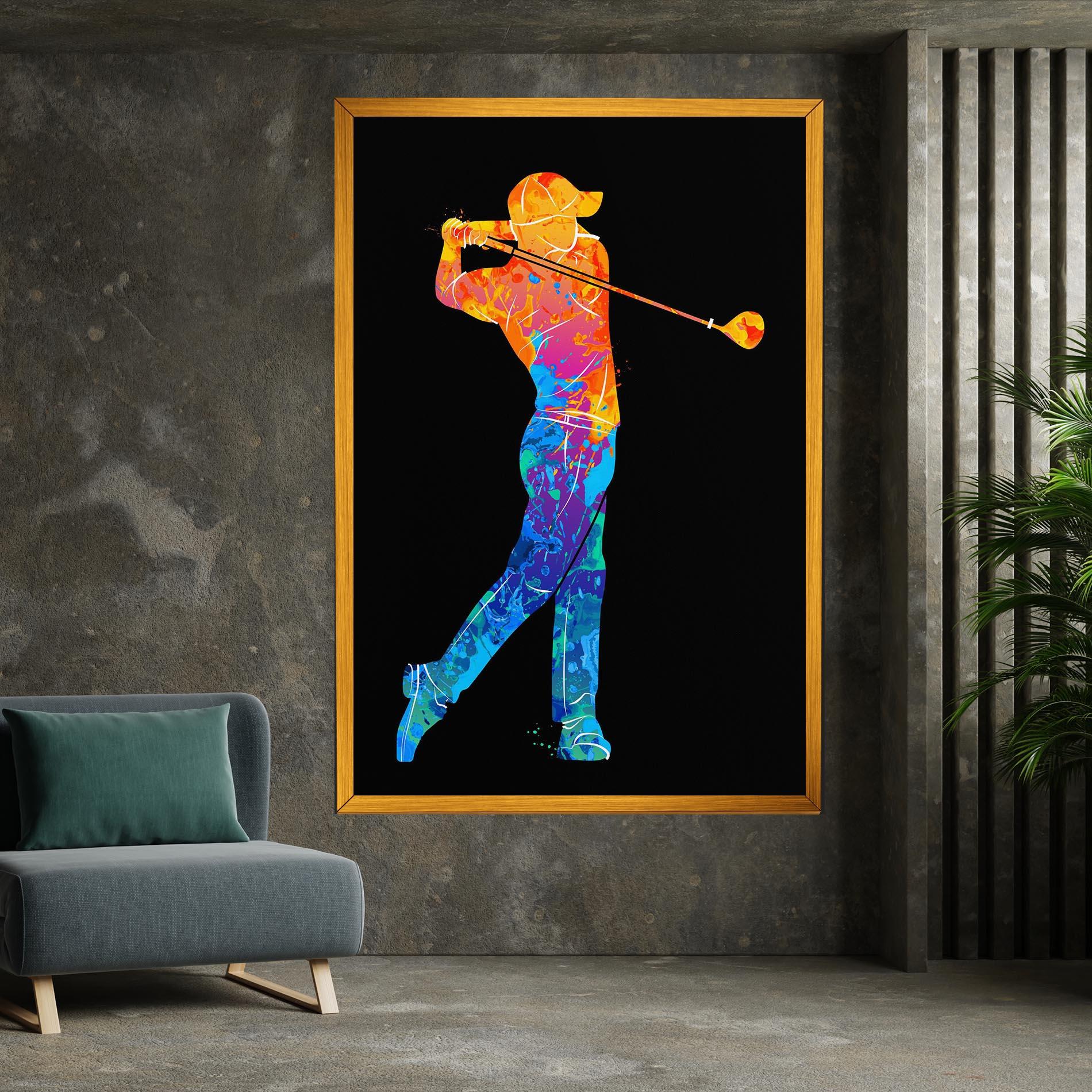 Tablou Canvas Color Mix Golf mockup 7