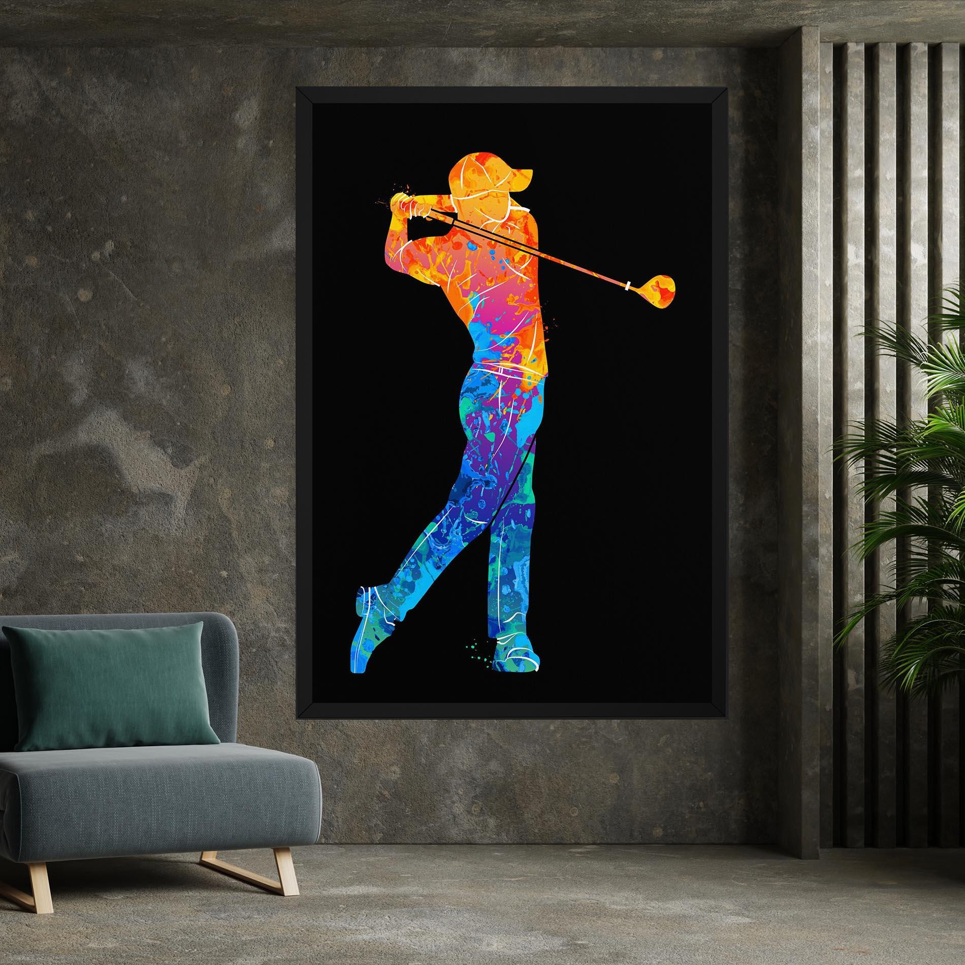 Tablou Canvas Color Mix Golf mockup 7