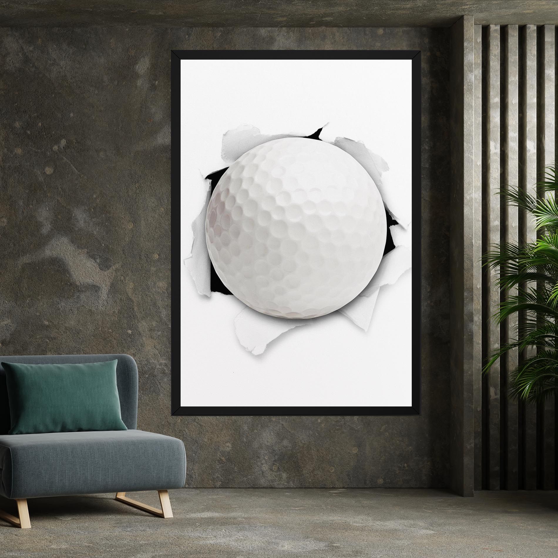 Golf Ball Bursting Hole mockup 7