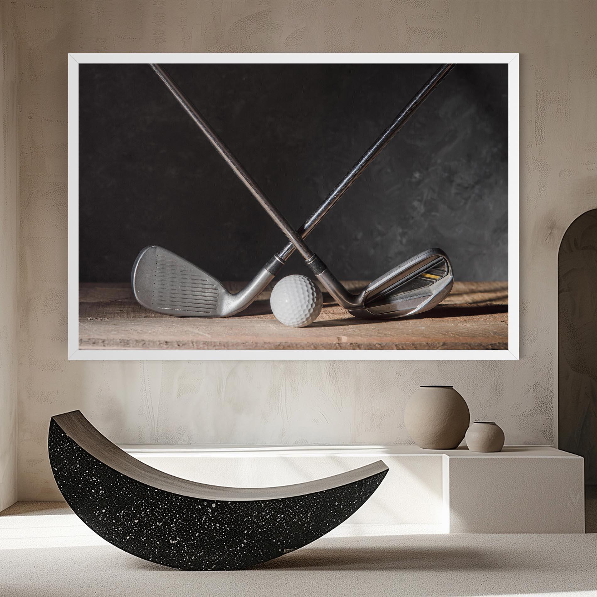 Tablou Canvas Golf Club Ball mockup 8