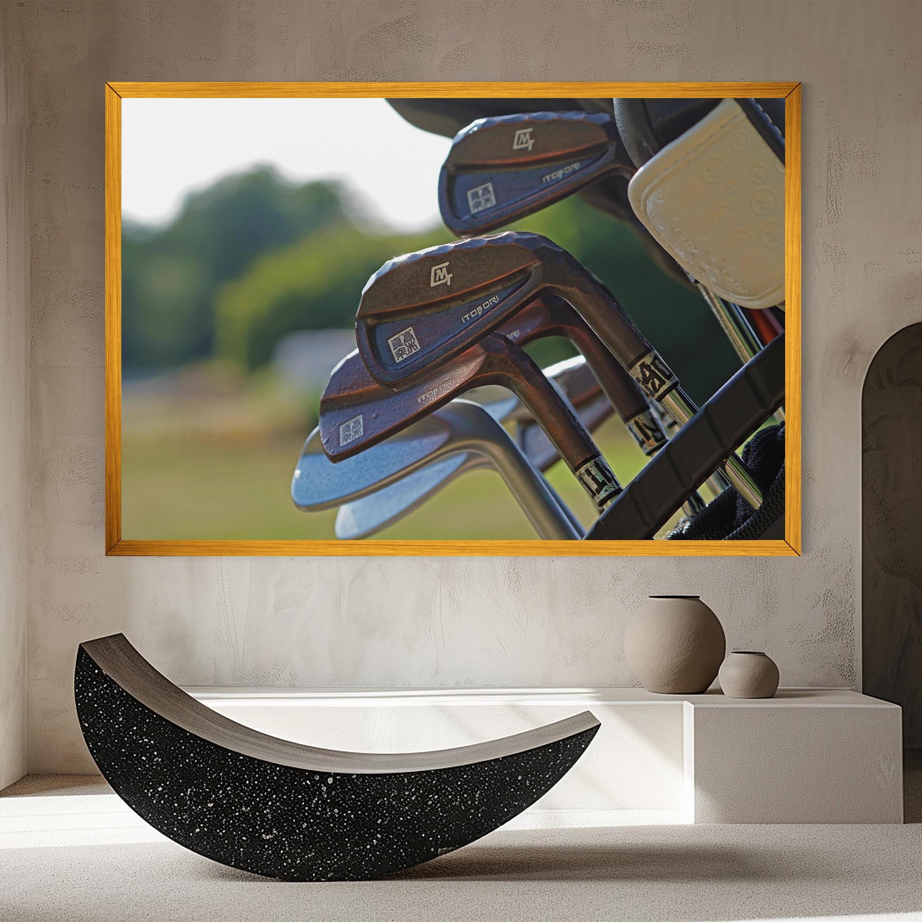 Tablou Canvas Brown Golf Club mockup 8