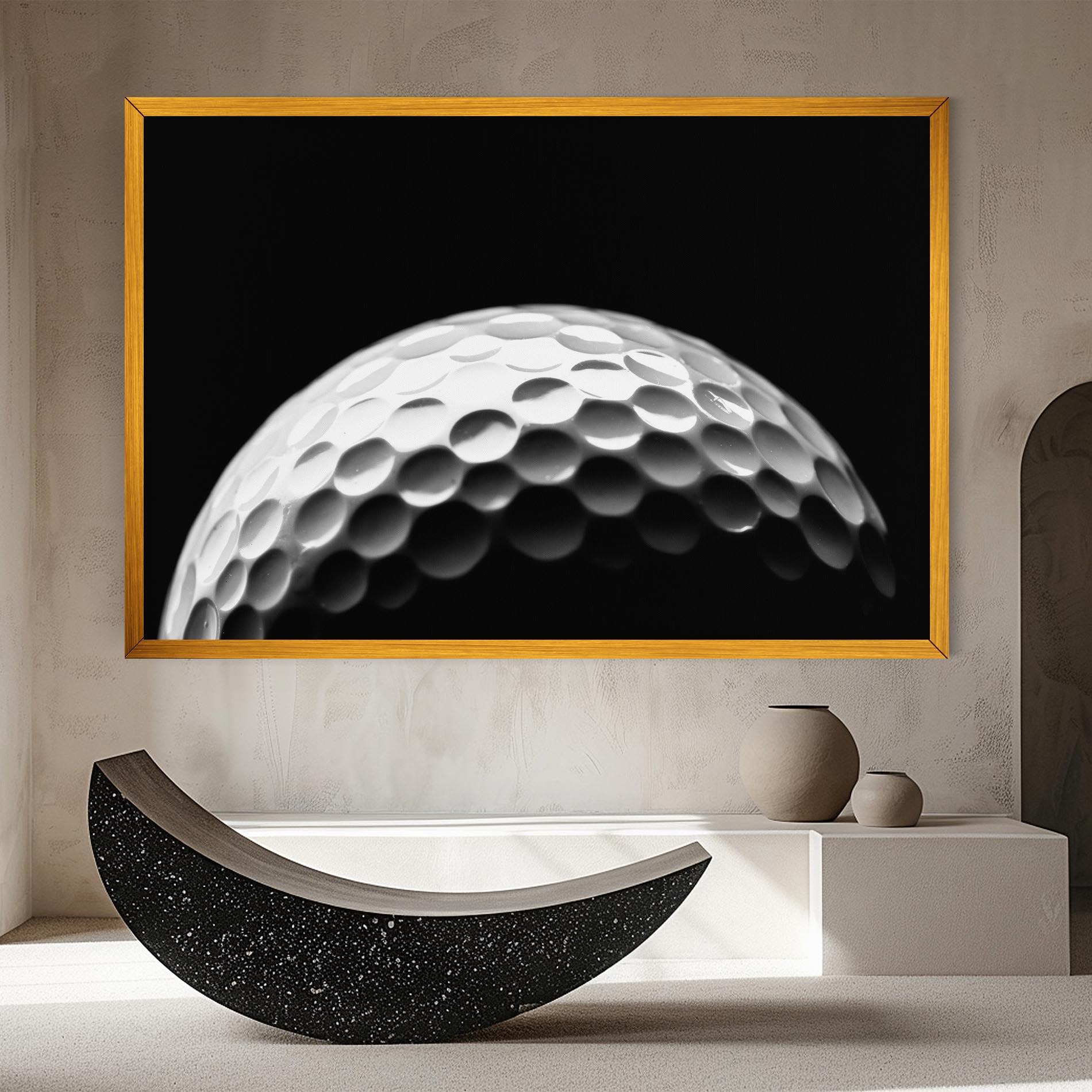 Tablou Canvas Golf Ball Close Up mockup 8