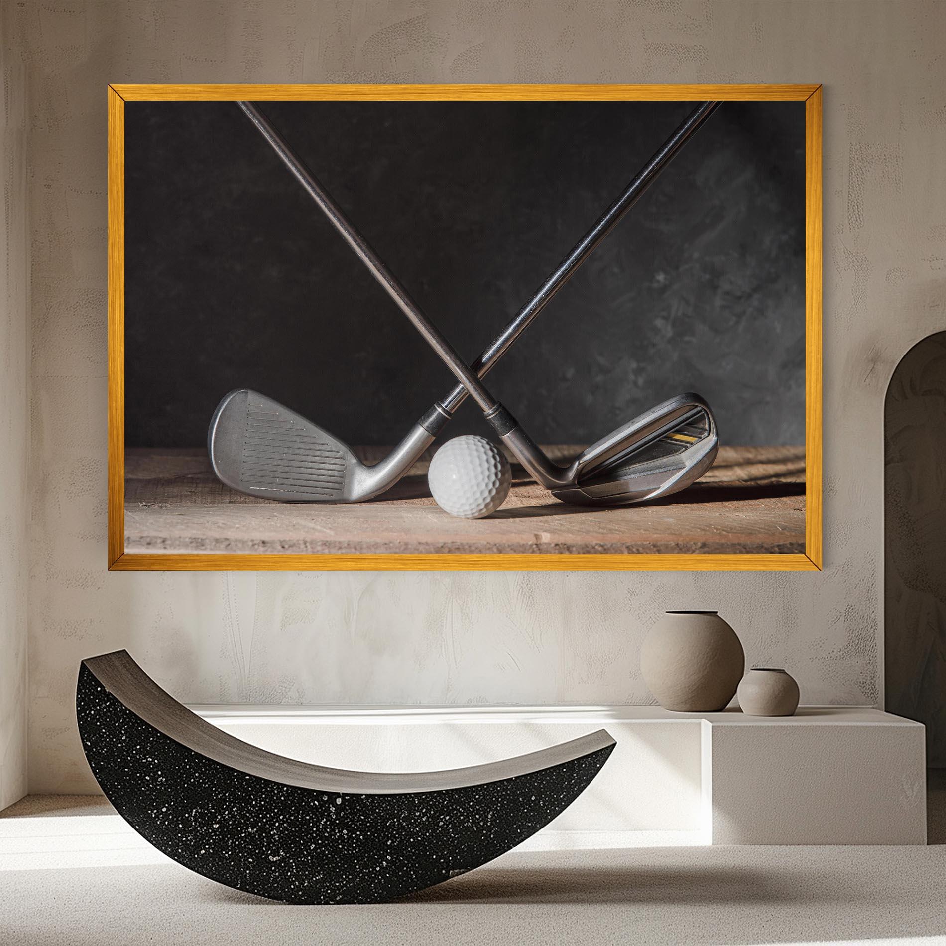 Tablou Canvas Golf Club Ball mockup 8