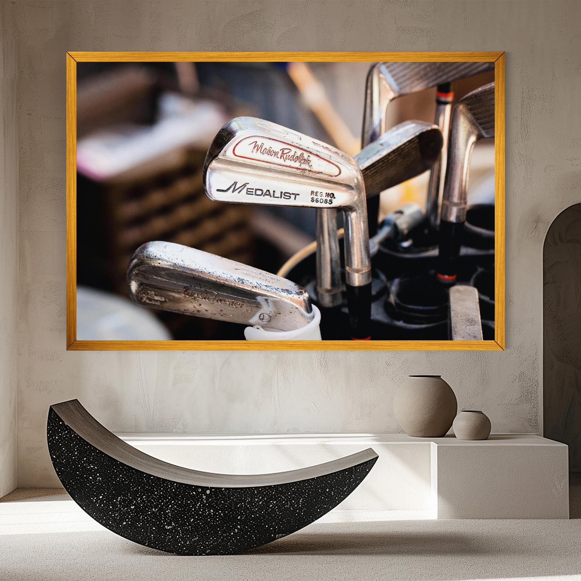 Silver Golf Club mockup 8