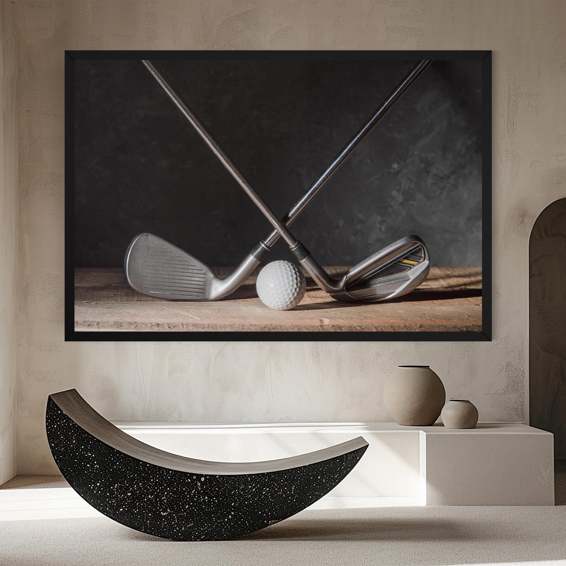 Tablou Canvas Golf Club Ball mockup 8