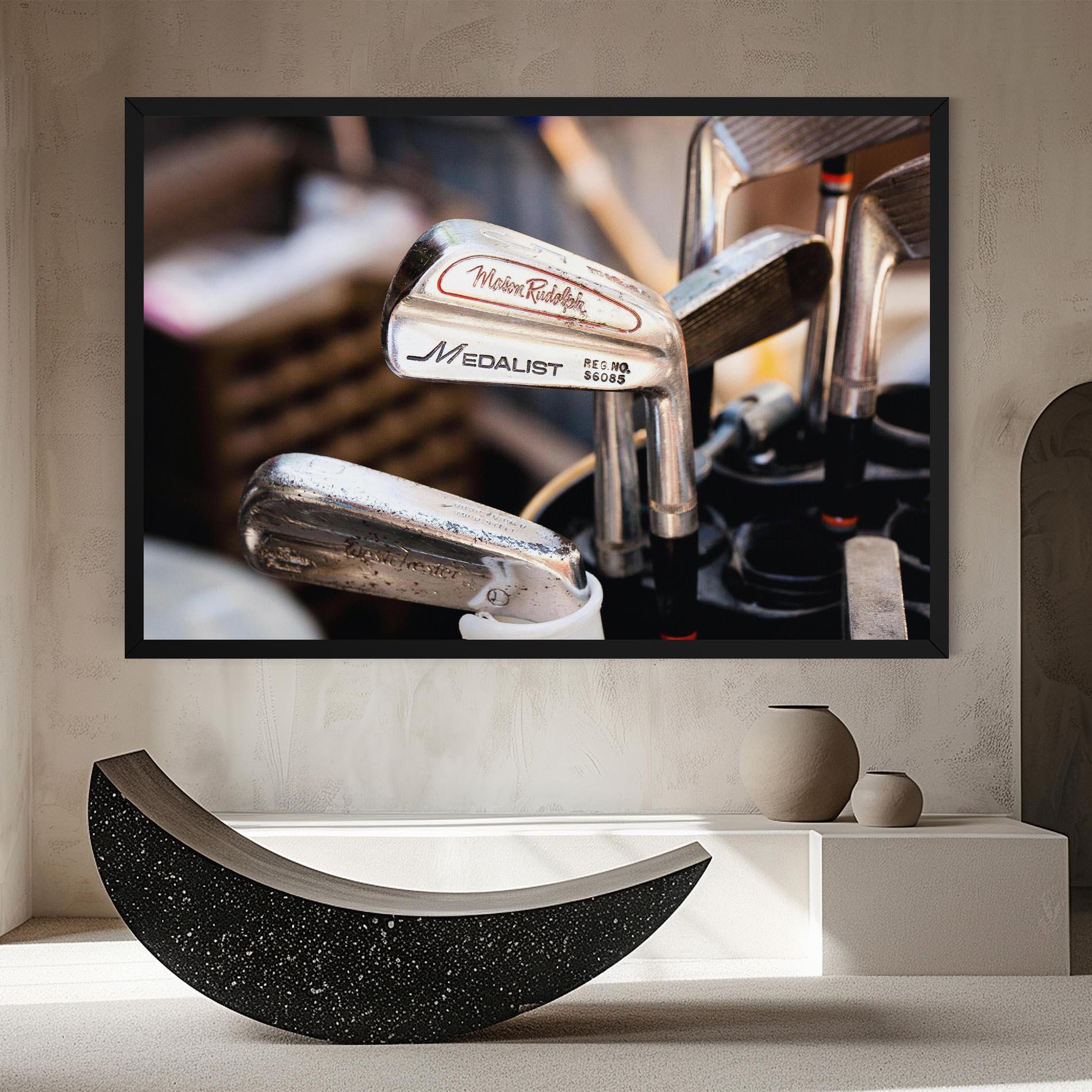 Tablou Canvas Silver Golf Club mockup 8