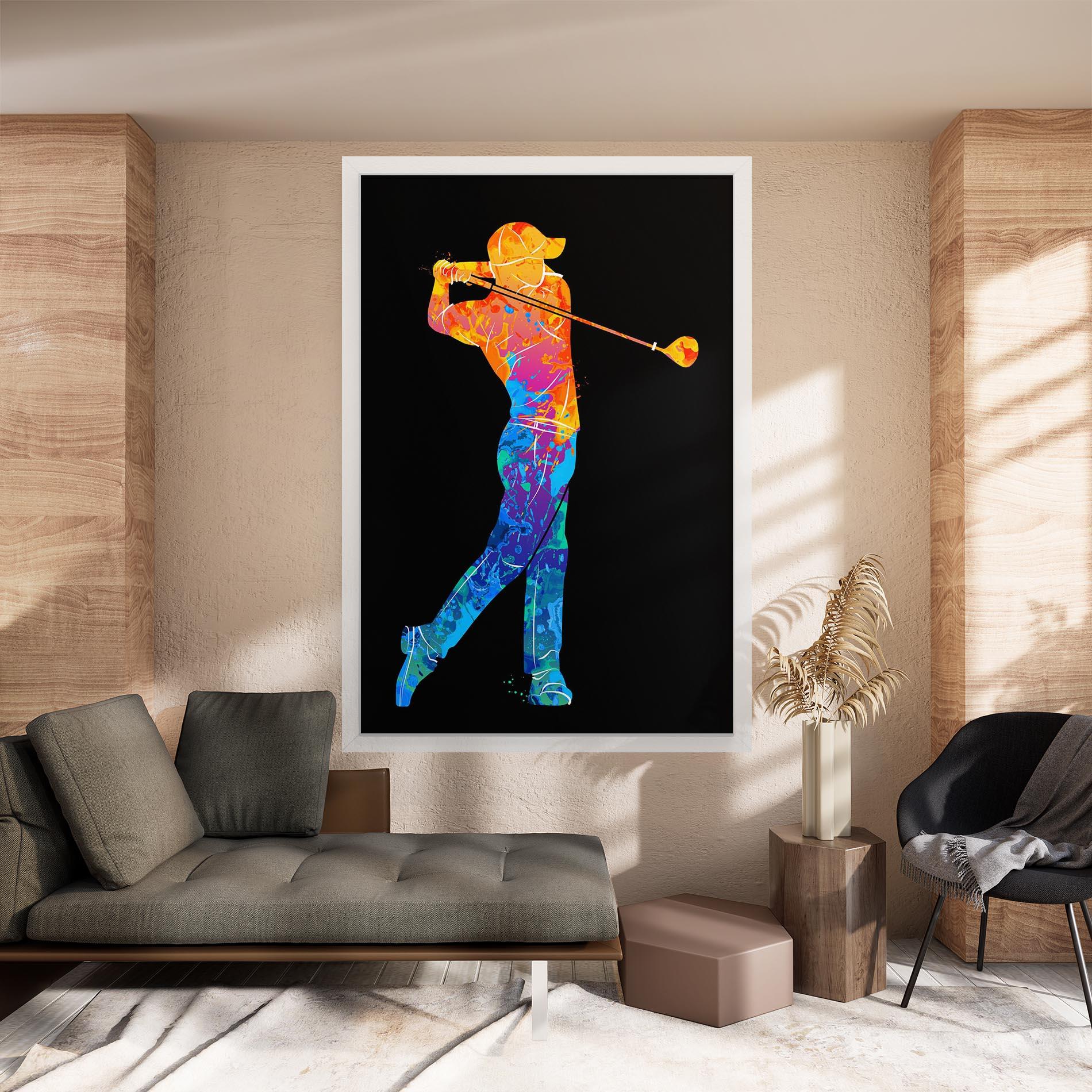 Tablou Canvas Color Mix Golf mockup 8