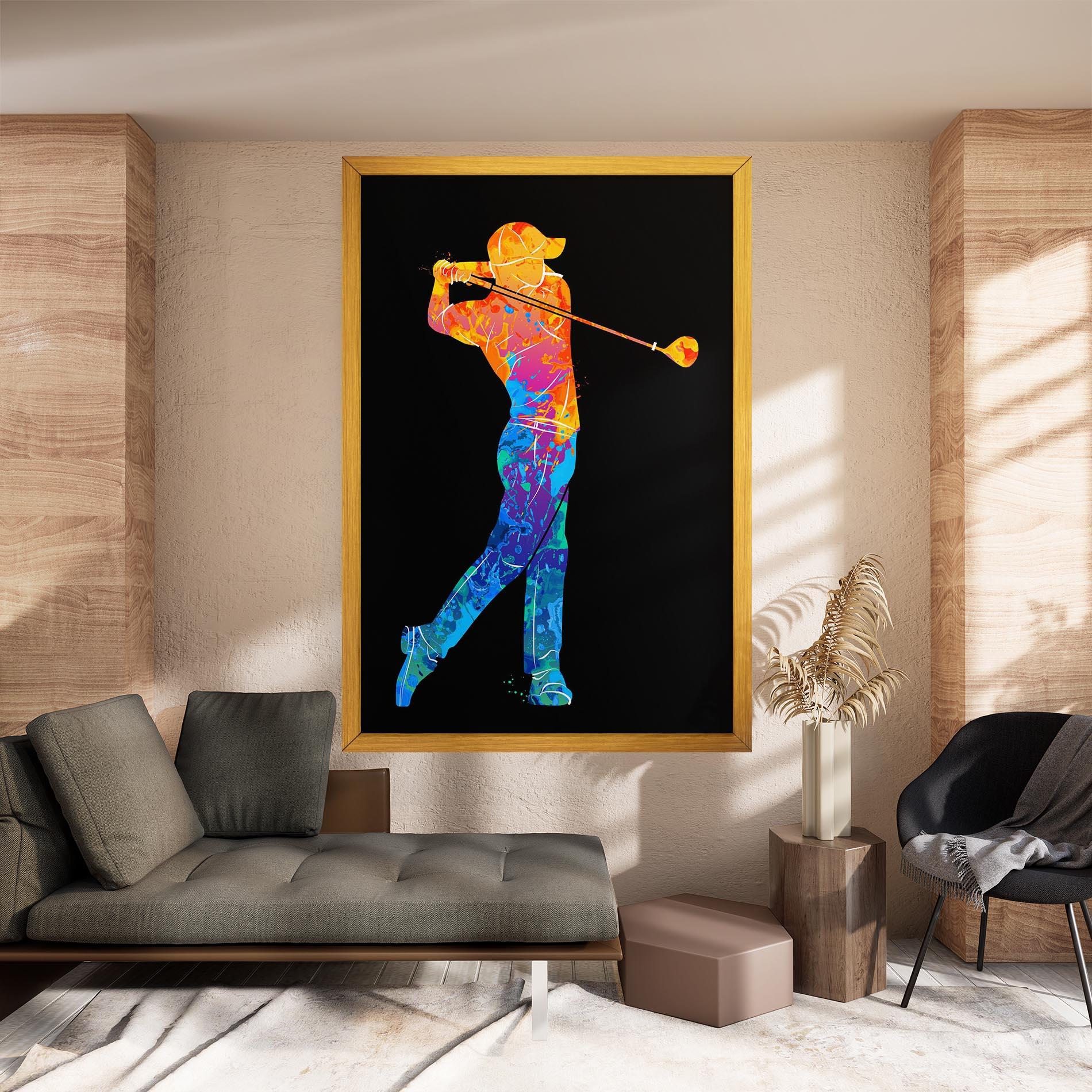 Tablou Canvas Color Mix Golf mockup 8