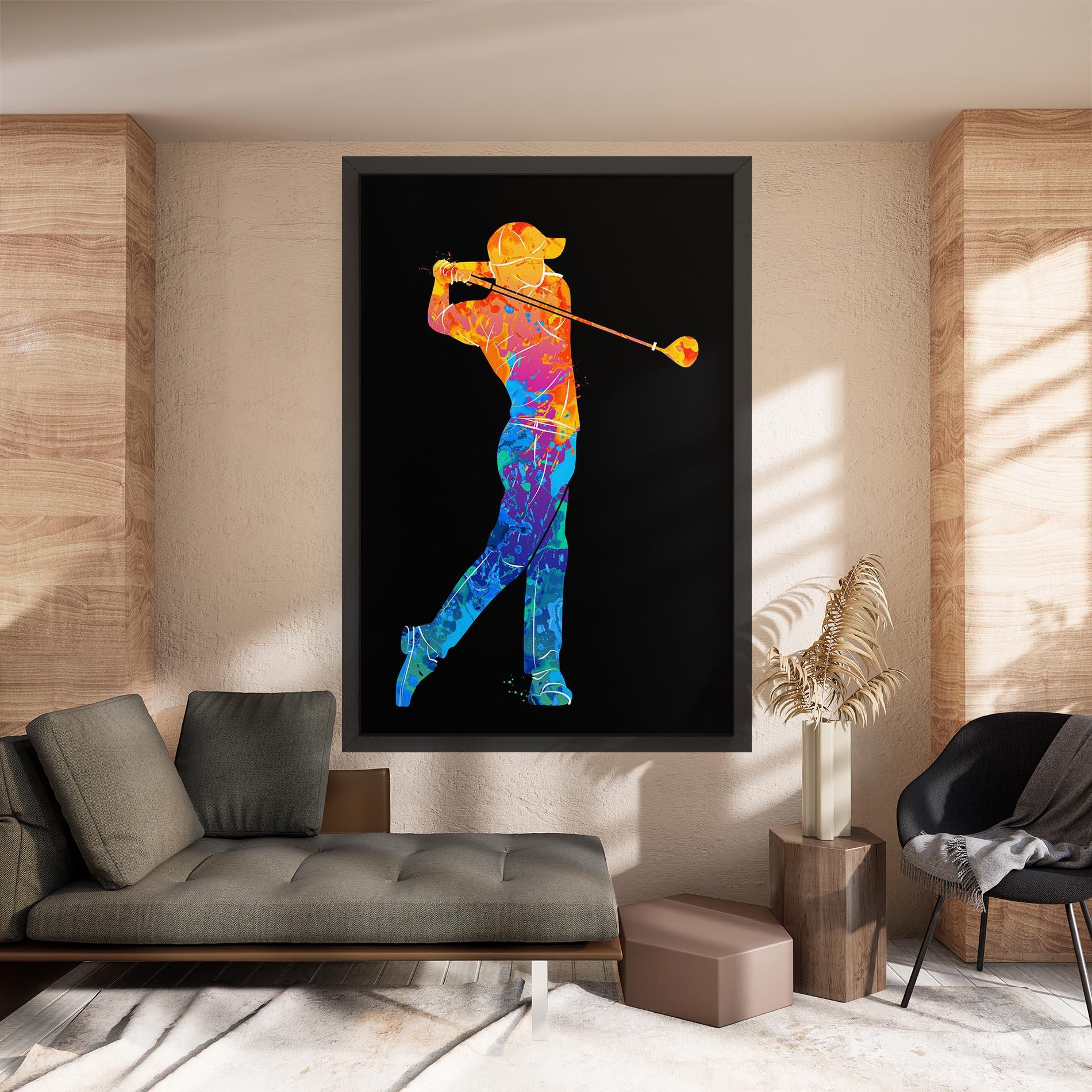 Tablou Canvas Color Mix Golf mockup 8