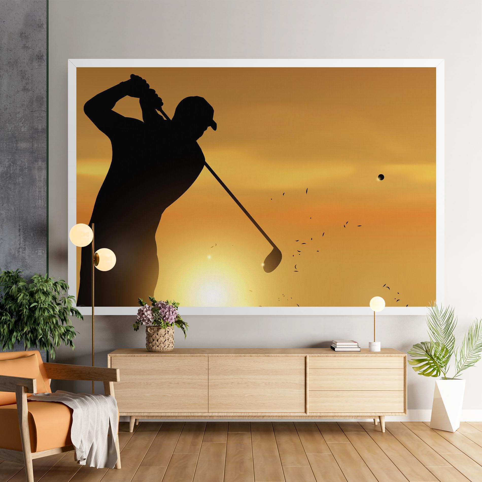 Tablou Canvas Gold Sunrise mockup 9