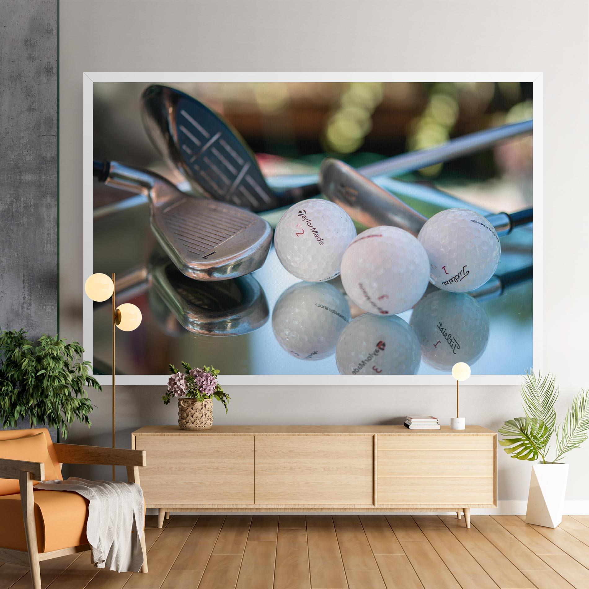 Tablou Canvas Golf Balls Set mockup 9