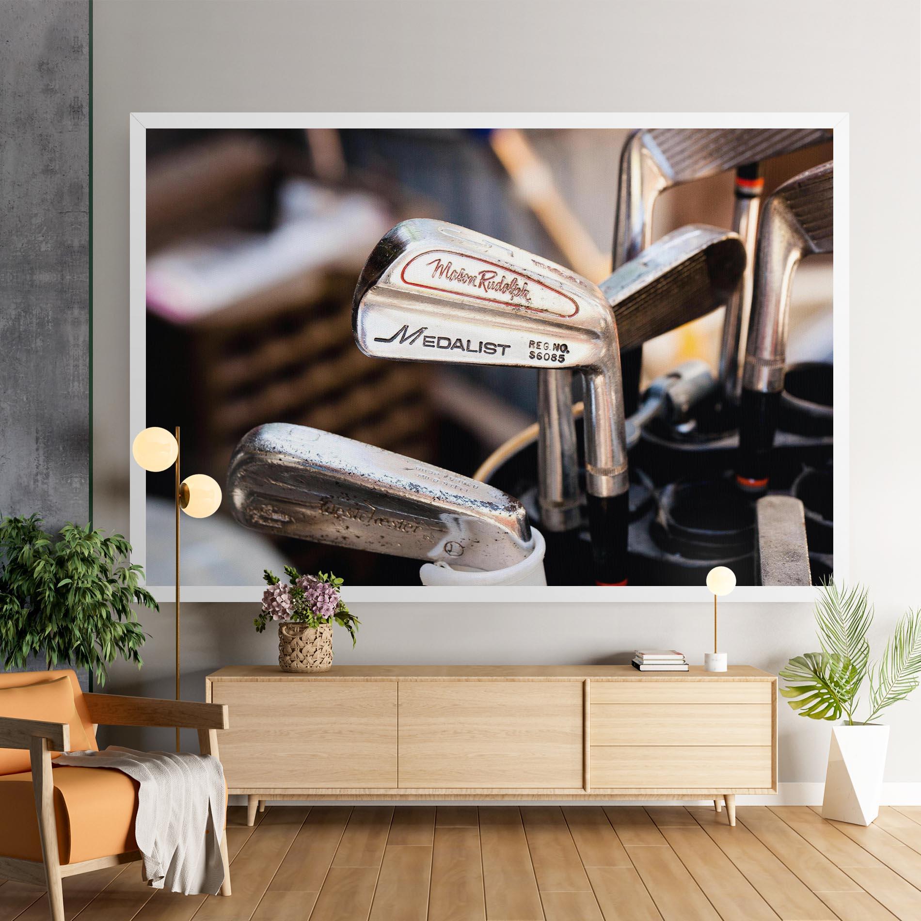 Tablou Canvas Silver Golf Club mockup 9