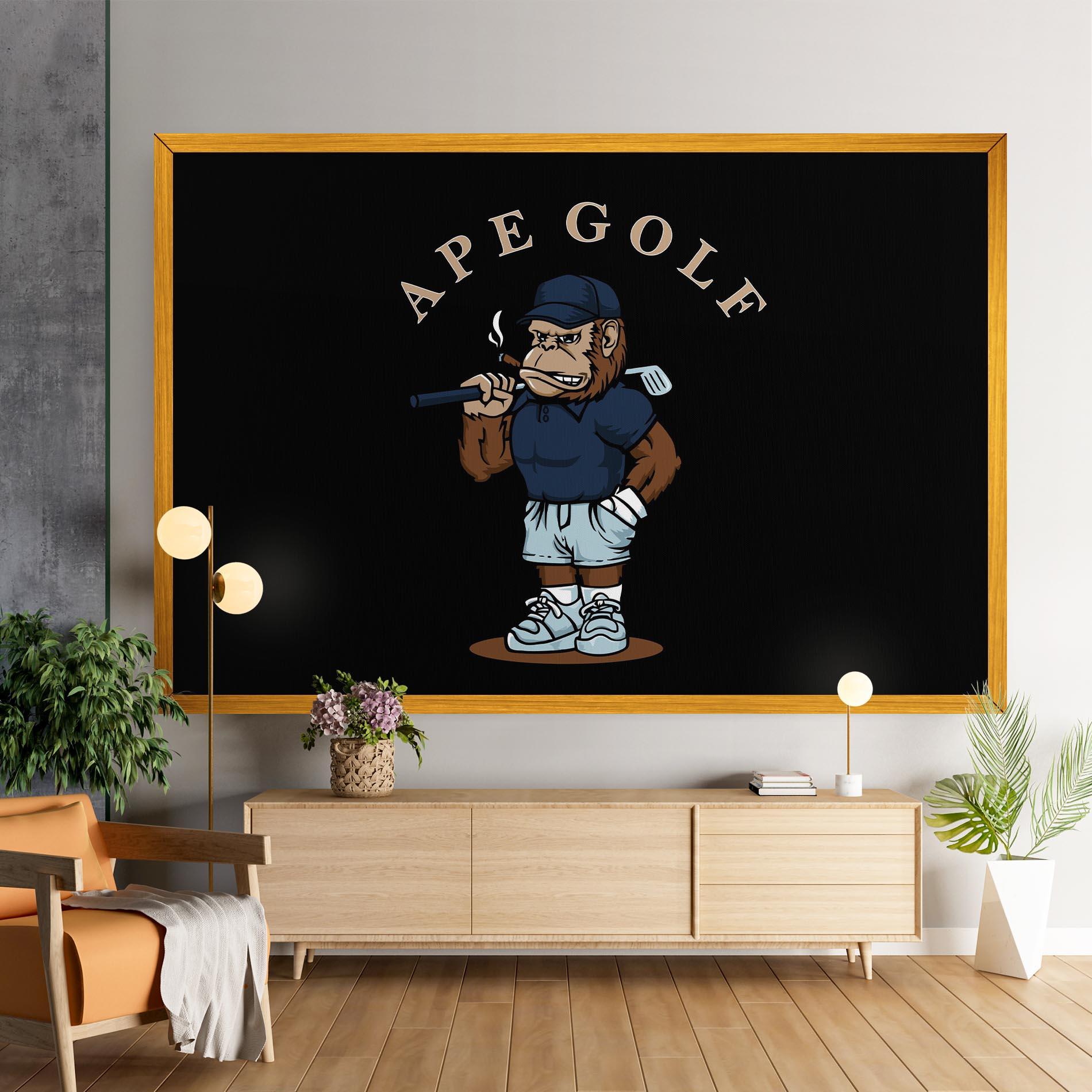 Tablou Canvas Ape Golf mockup 9