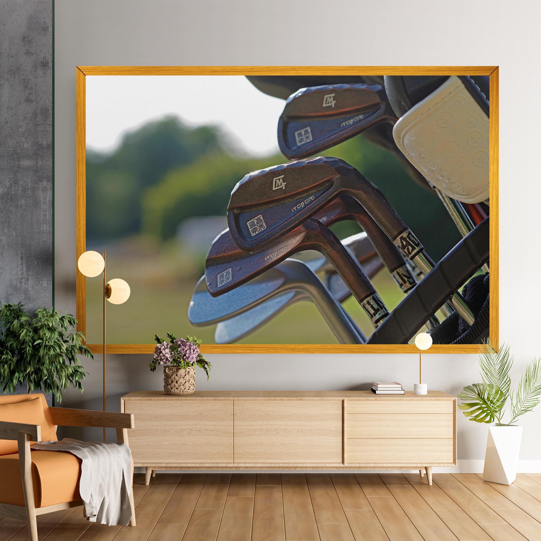 Tablou Canvas Brown Golf Club mockup 9