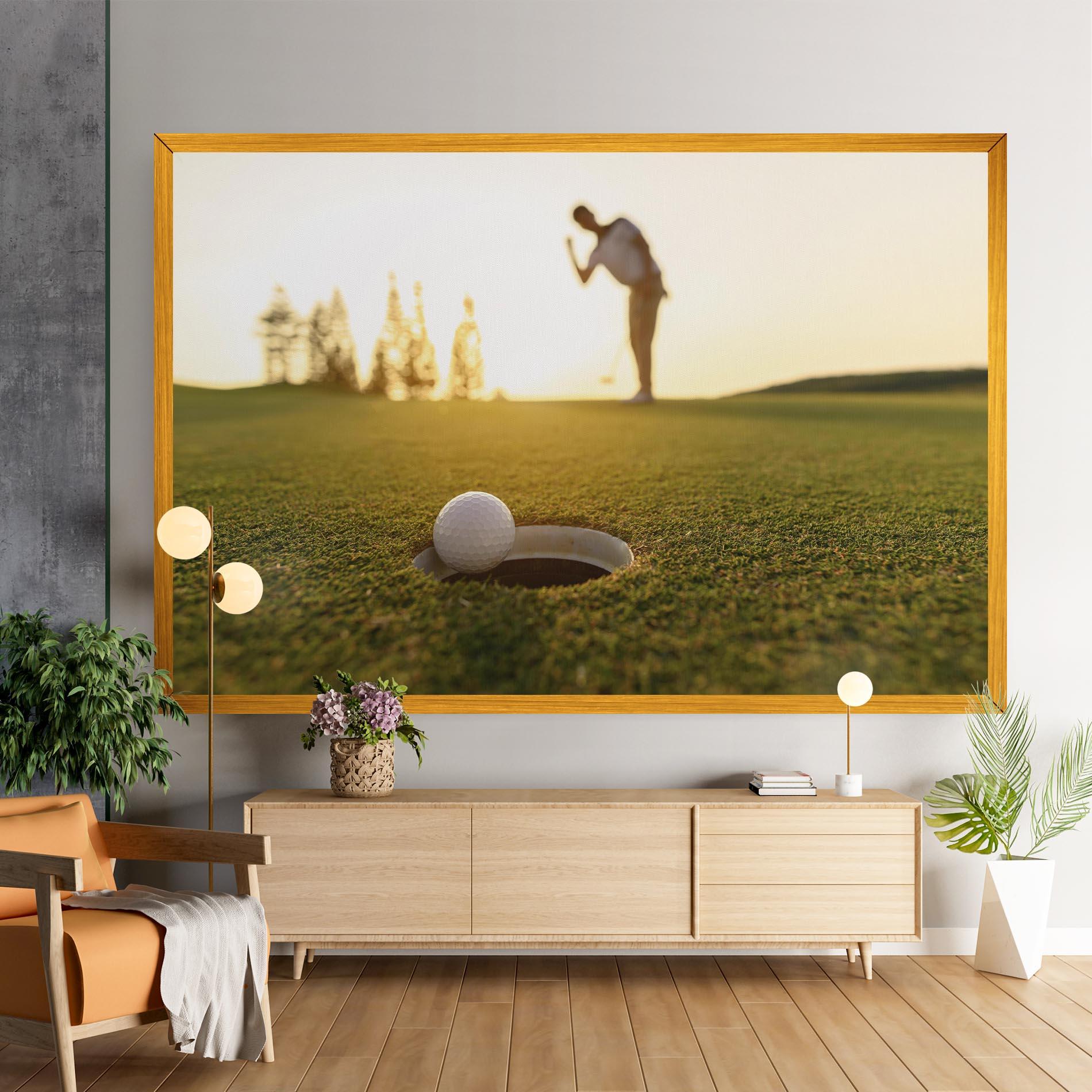Tablou Canvas Golfer Concept mockup 9