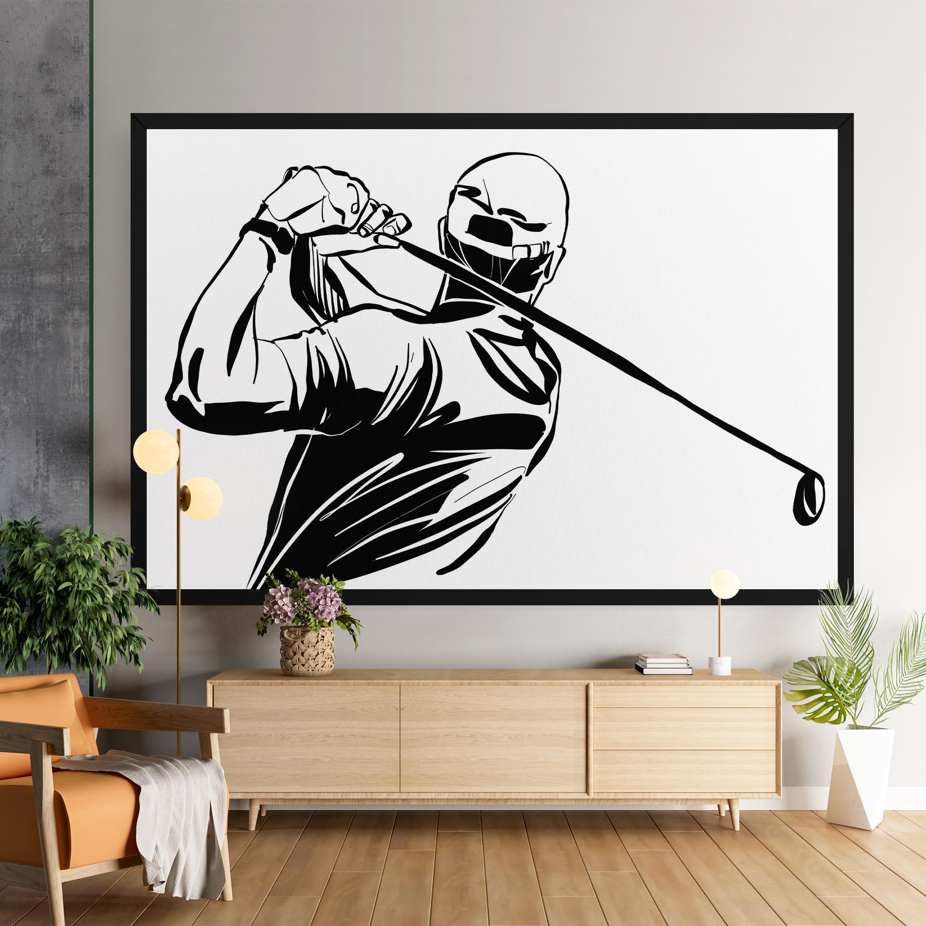 Tablou Canvas Golf Back mockup 9