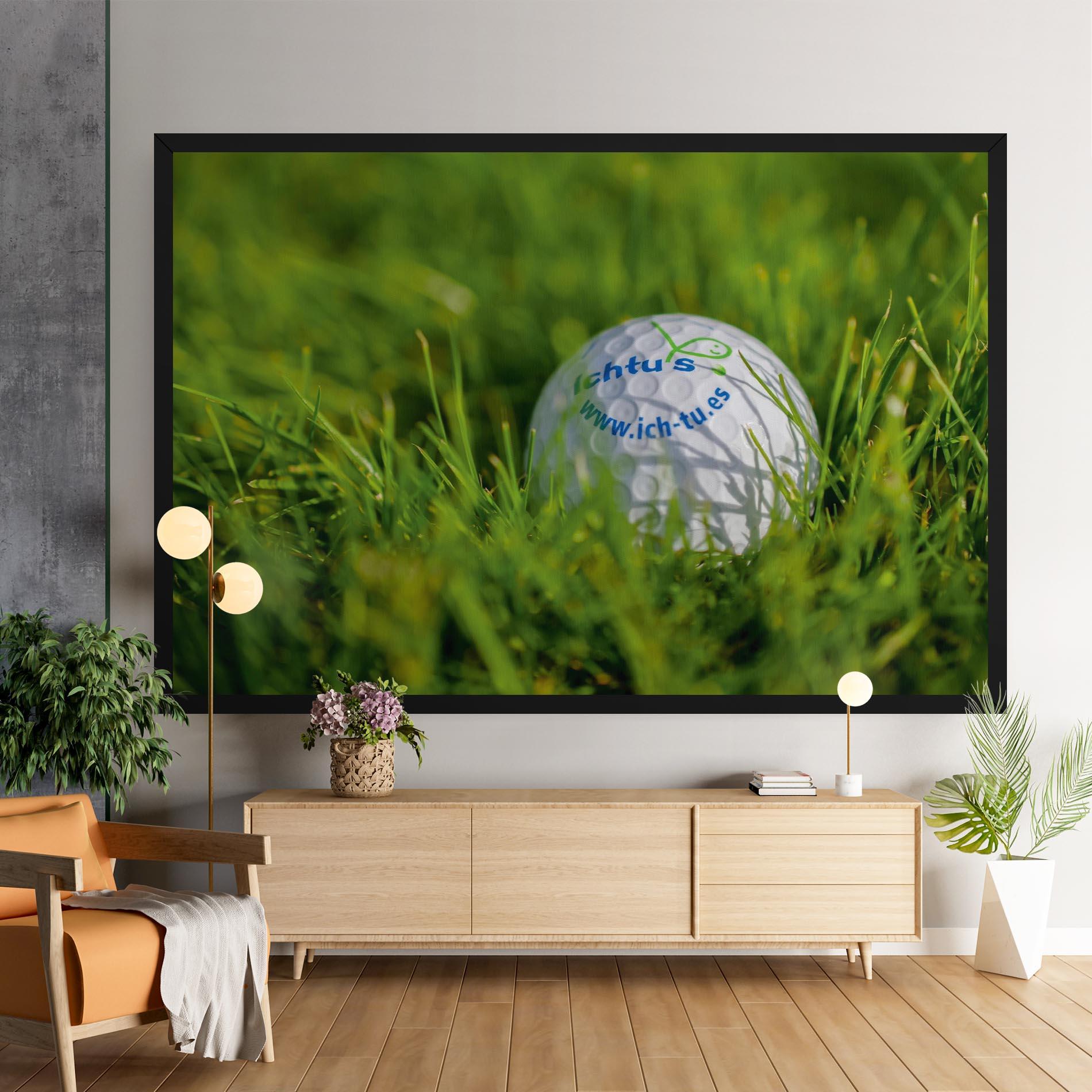 Tablou Canvas Golf Ball In Grass mockup 9
