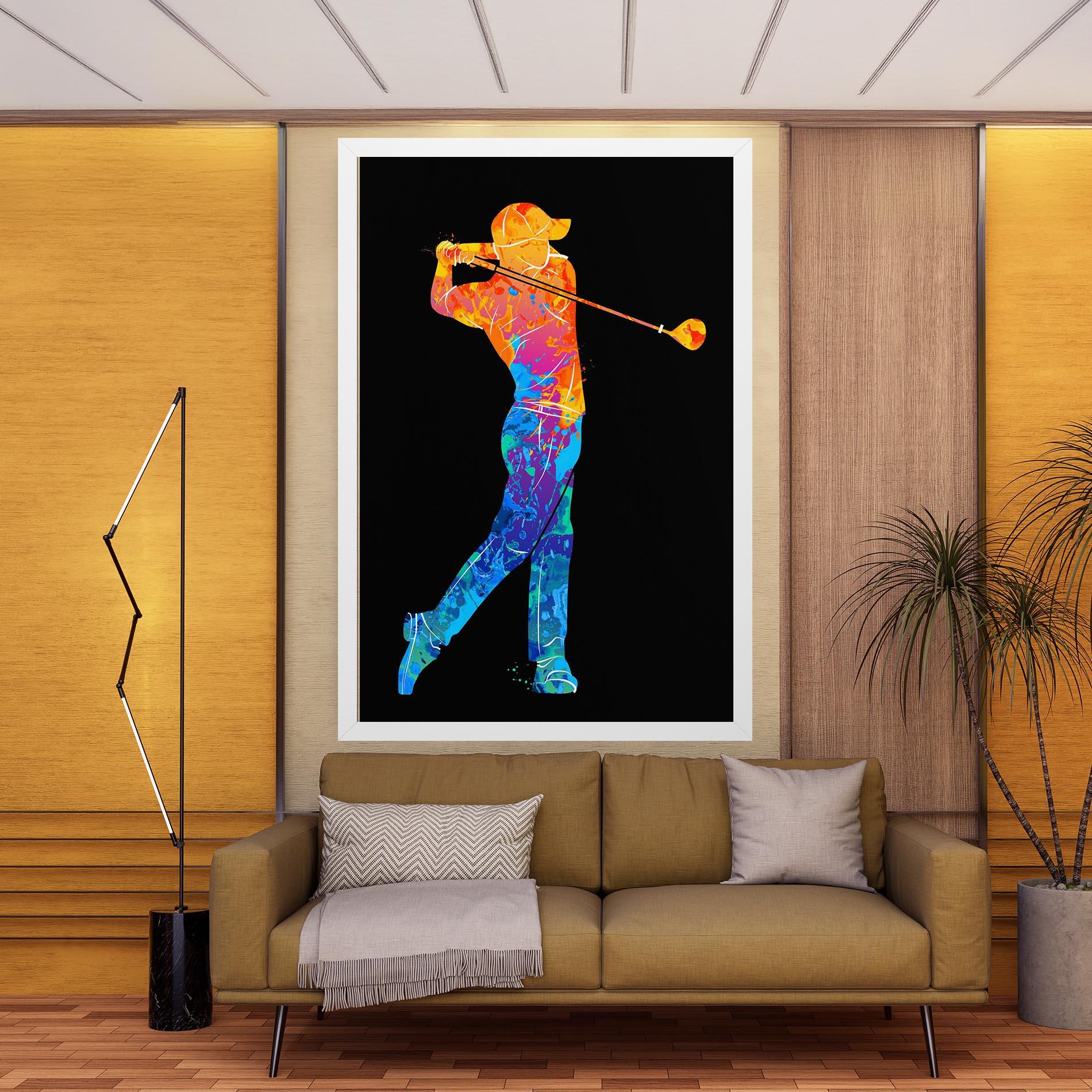 Tablou Canvas Color Mix Golf mockup 9