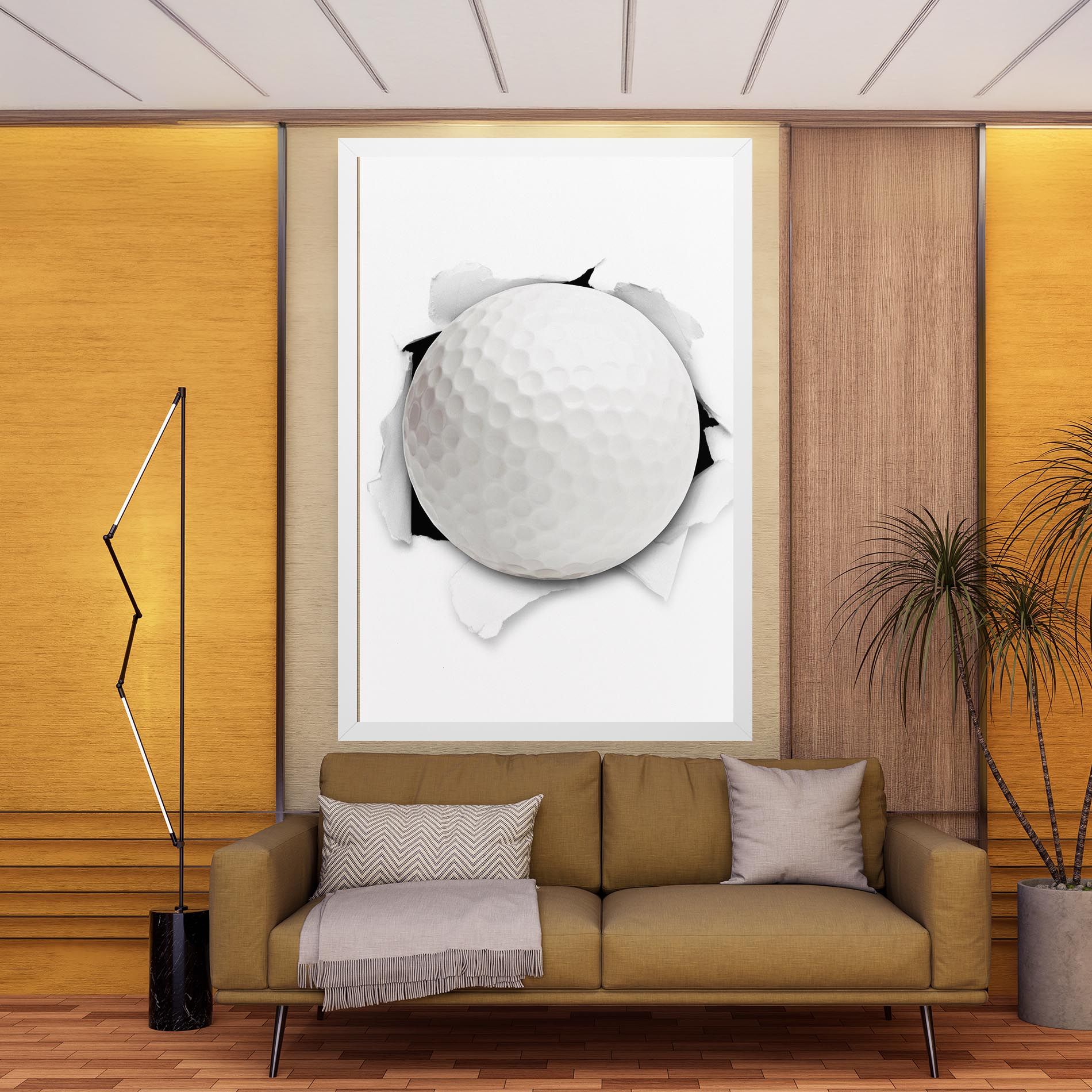 Golf Ball Bursting Hole mockup 9