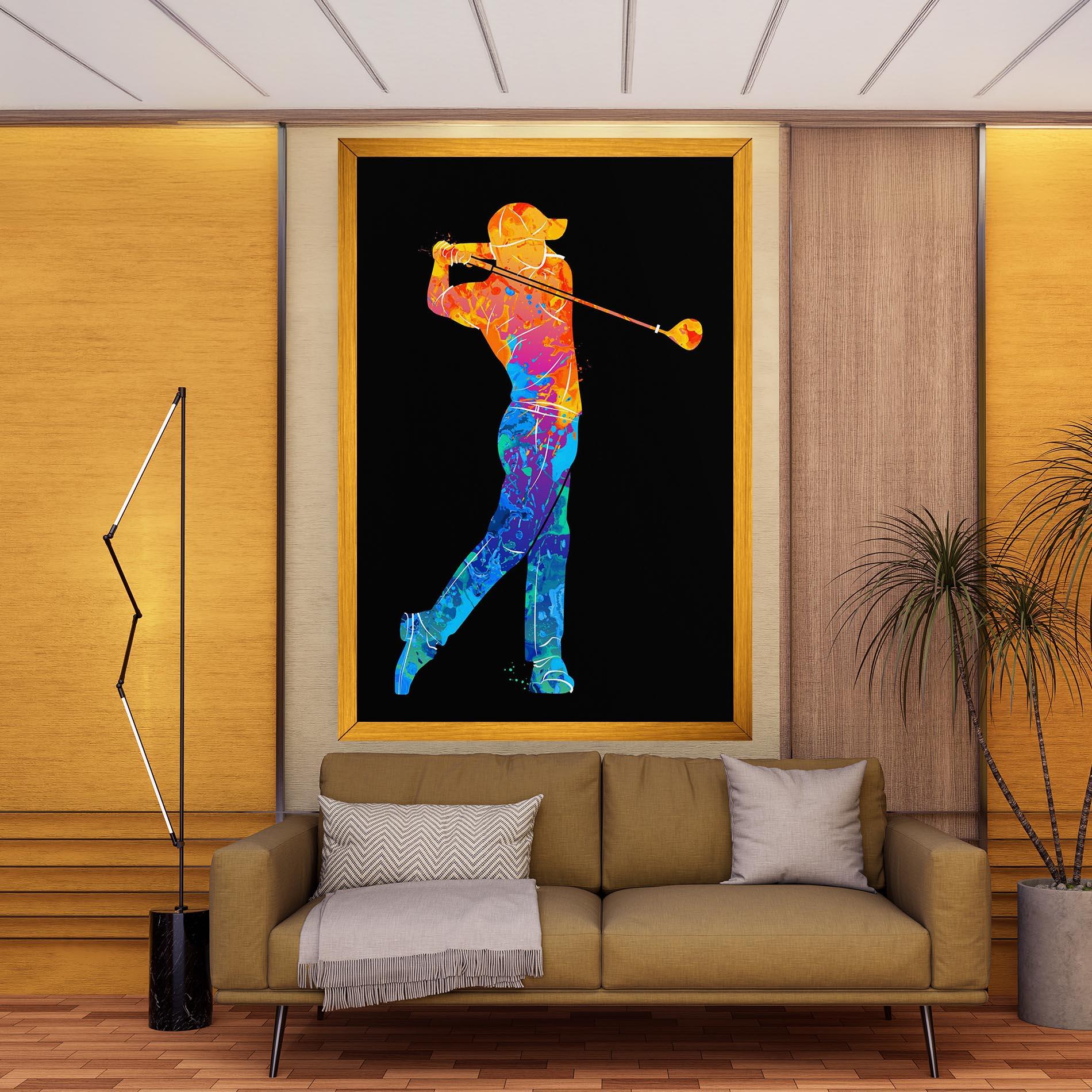 Tablou Canvas Color Mix Golf mockup 9