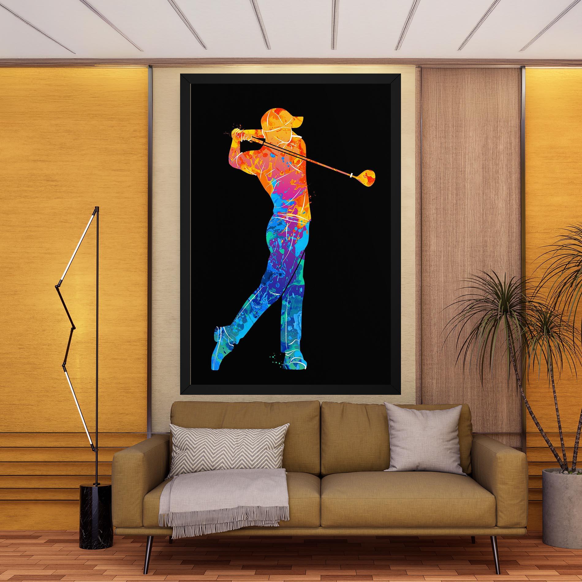 Tablou Canvas Color Mix Golf mockup 9