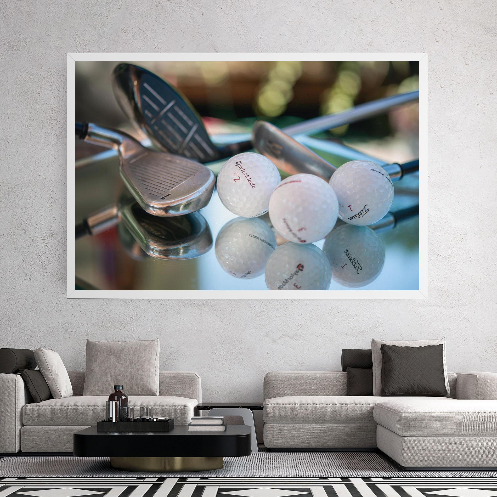 Tablou Canvas Golf Balls Set mockup 2