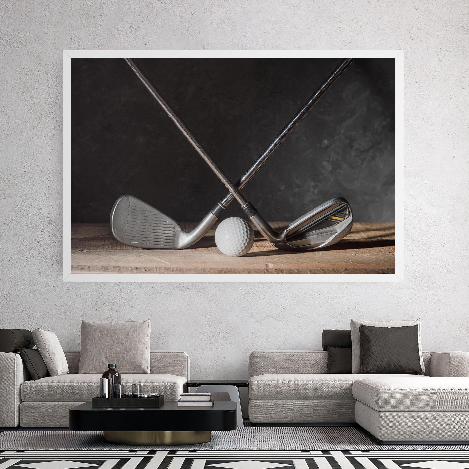 Tablou Canvas Golf Club Ball mockup 2