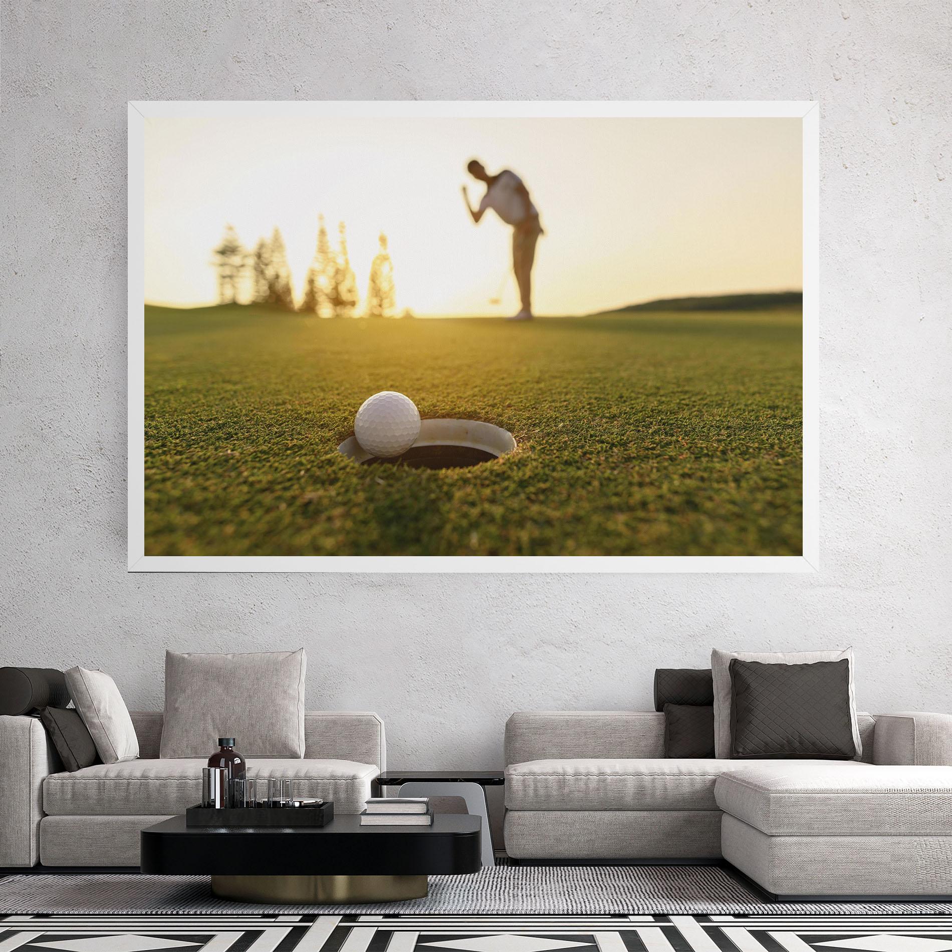 Tablou Canvas Golfer Concept mockup 2