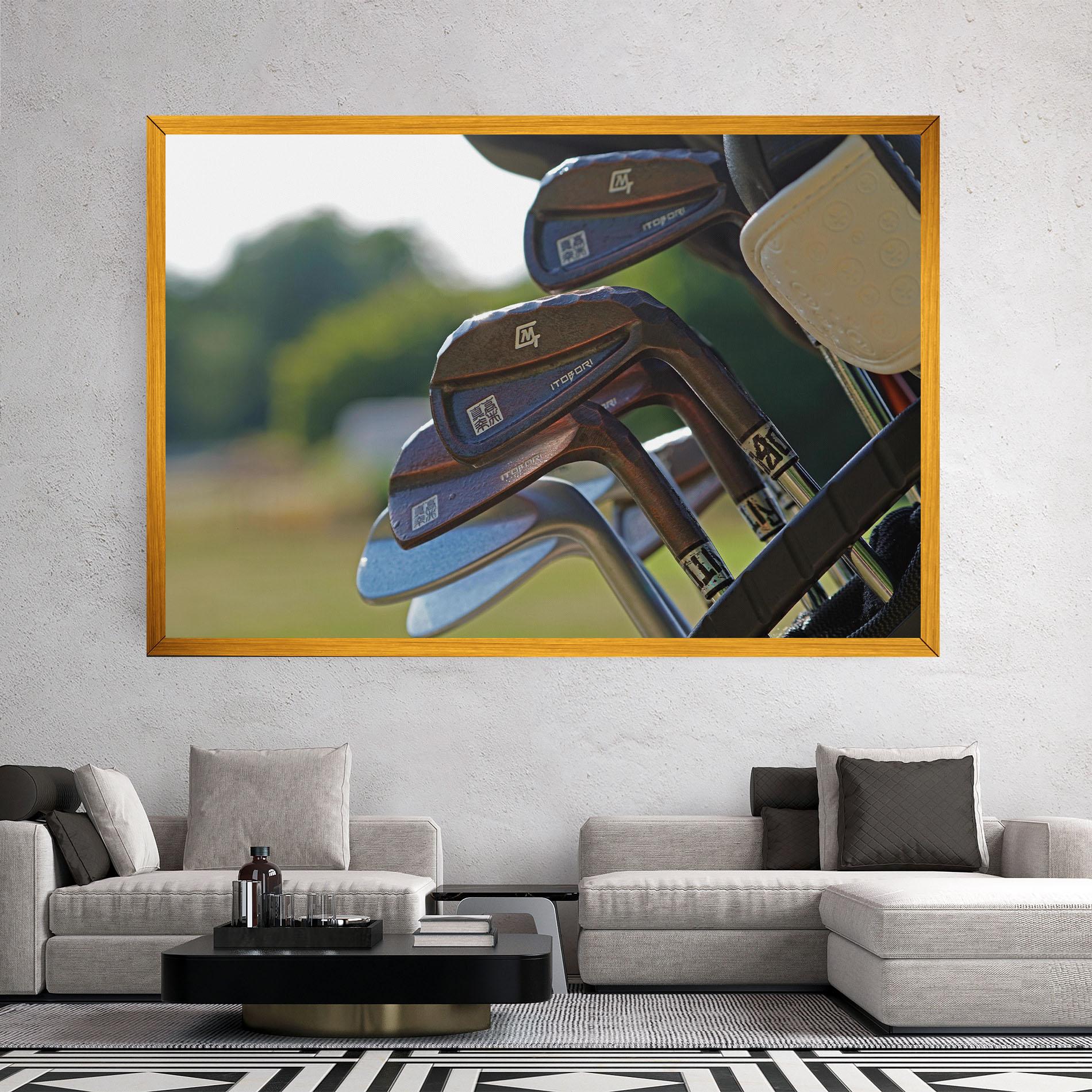 Tablou Canvas Brown Golf Club mockup 2