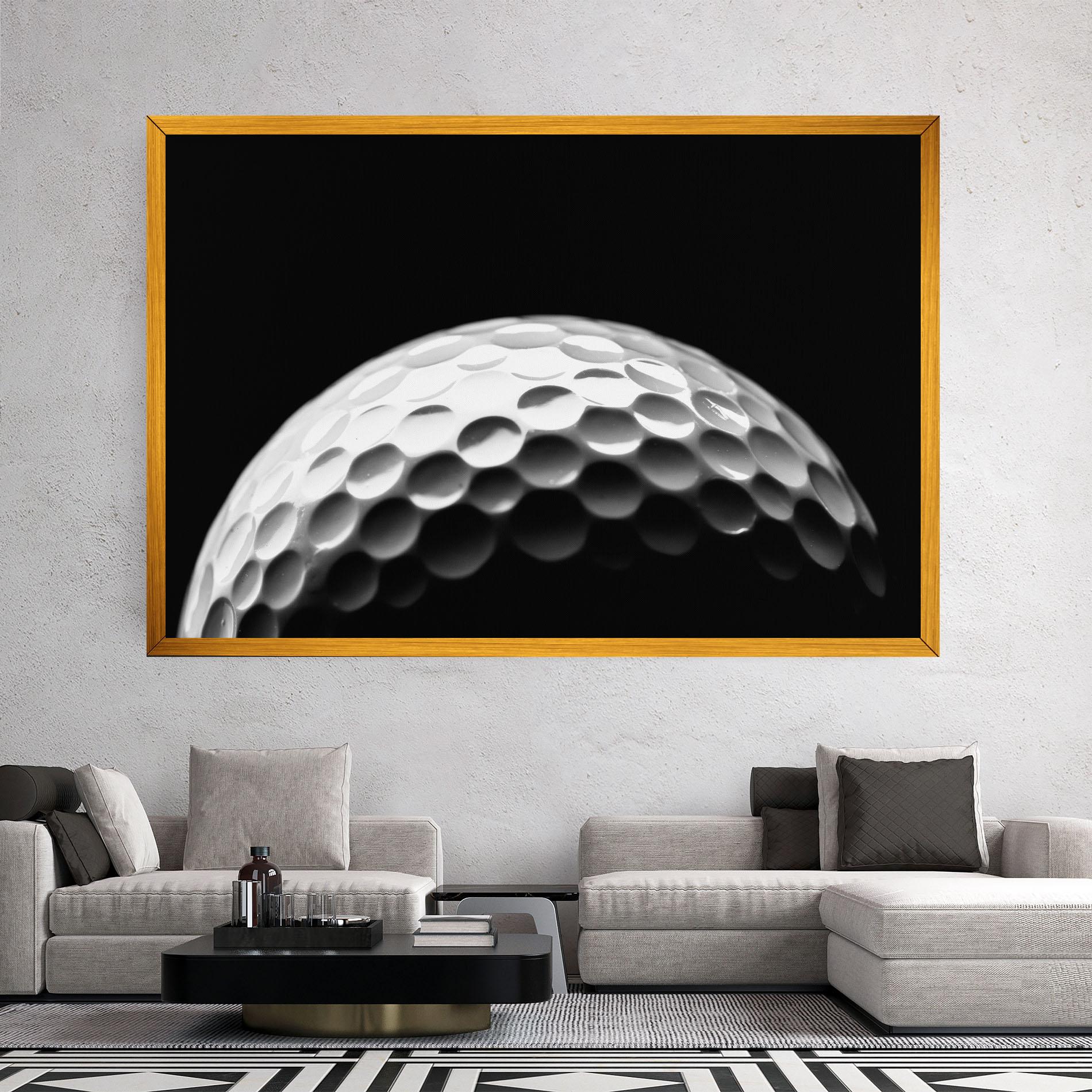 Tablou Canvas Golf Ball Close Up mockup 2
