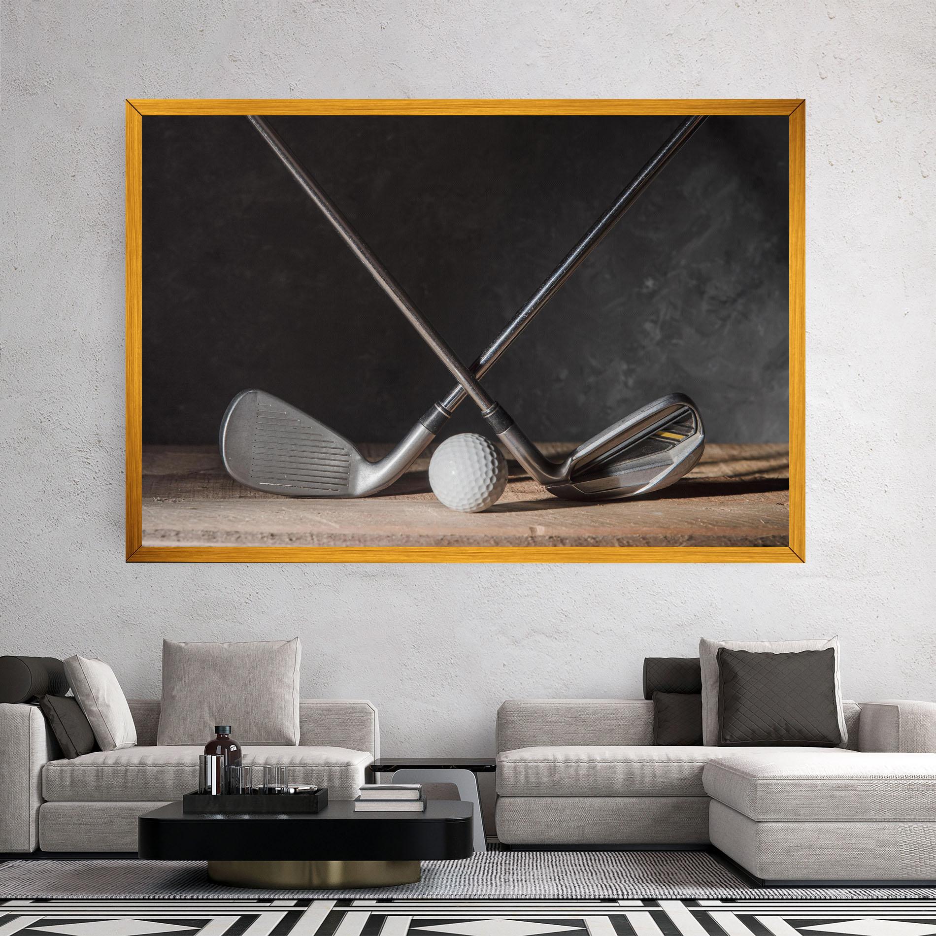 Tablou Canvas Golf Club Ball mockup 2