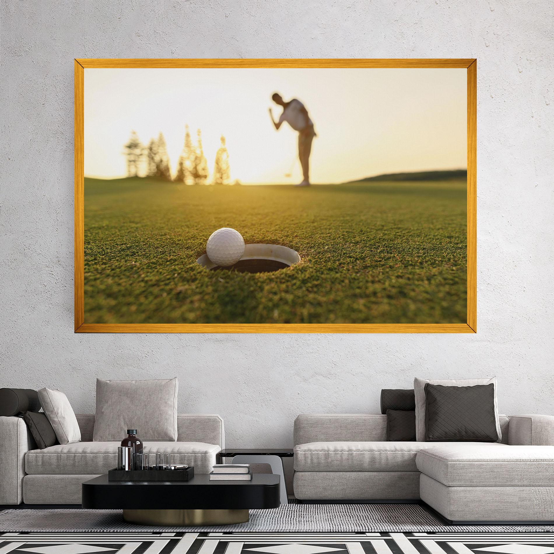Tablou Canvas Golfer Concept mockup 2