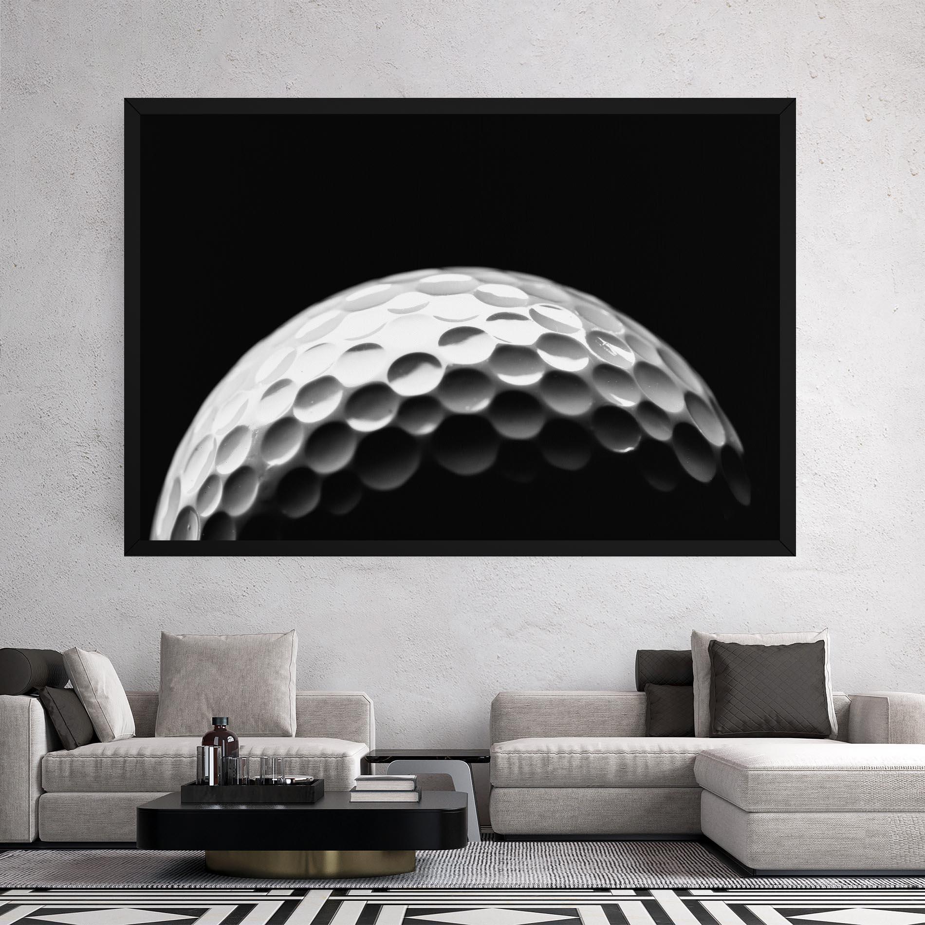 Tablou Canvas Golf Ball Close Up mockup 2