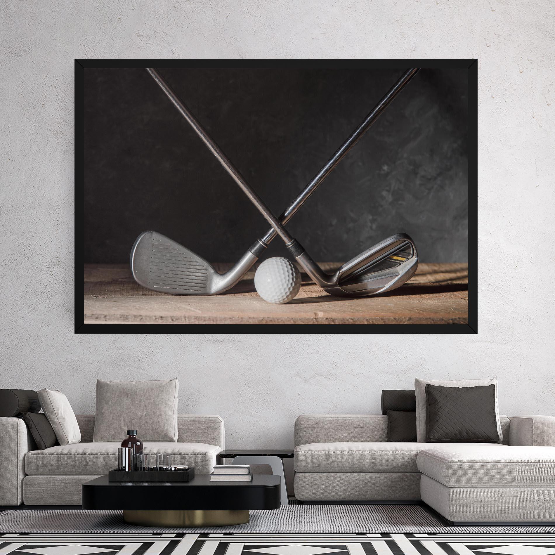 Tablou Canvas Golf Club Ball mockup 2