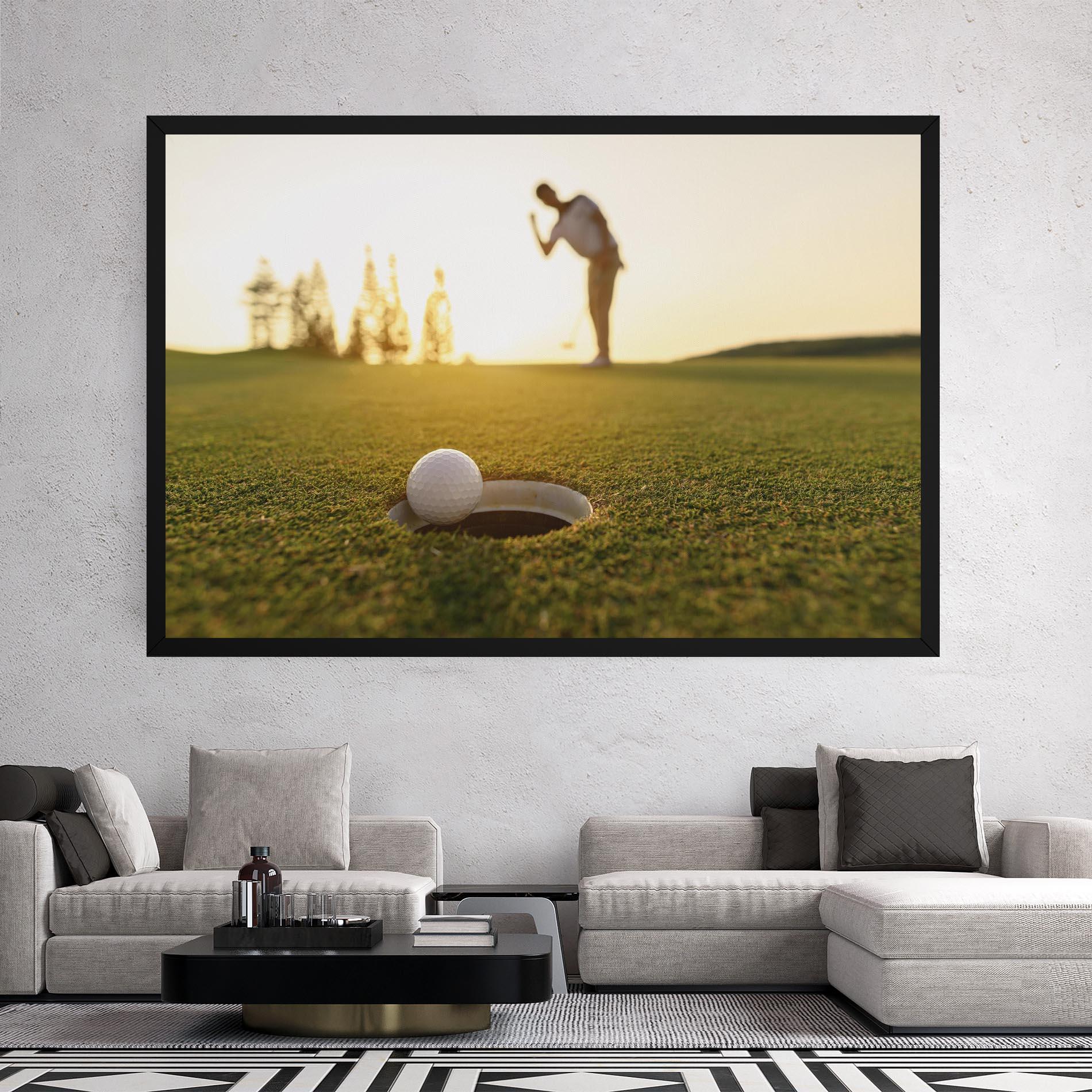 Tablou Canvas Golfer Concept mockup 2