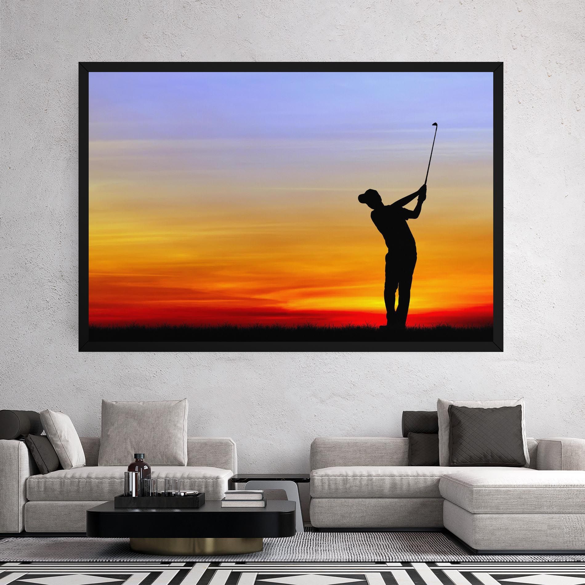 Playing Golf Sunrise mockup 2